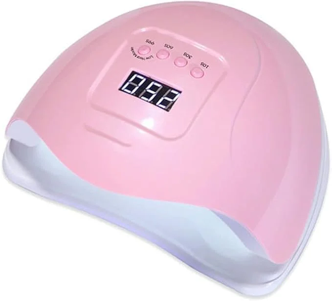 دستگاه خشک کن لاک ژل ناخن LED UV حرفه ای 80 وات | خشک کننده سریع لاک ژل با 36 LED و سنسور هوشمند