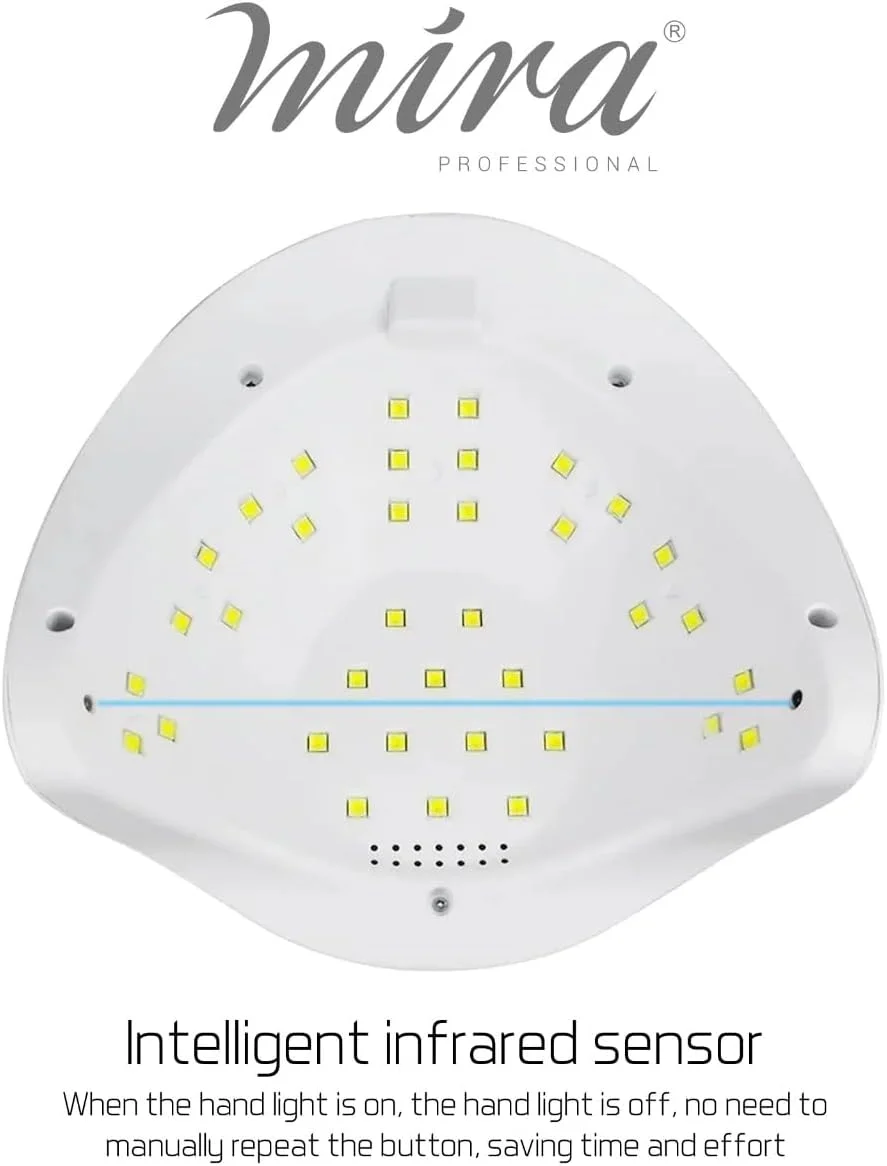 دستگاه خشک کن لاک ژل ناخن LED UV حرفه ای مدل میرا