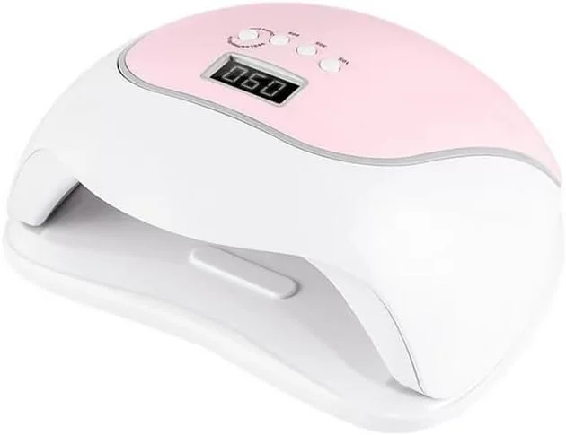 دستگاه خشک کن لاک ناخن UV LED حرفه ای، چراغ قابل حمل و شارژی سالنی، عمده فروشی چراغ ناخن صورتی