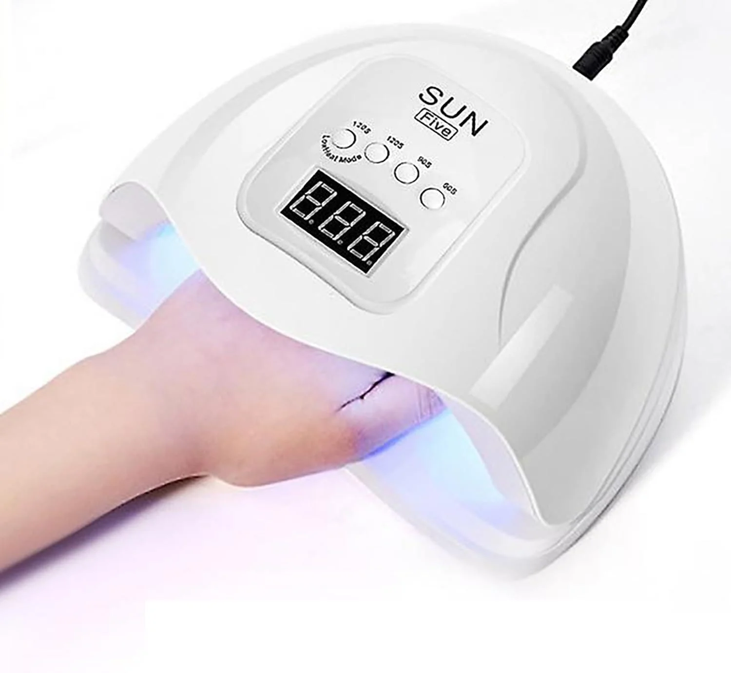 دستگاه خشک کن ناخن 120 وات 48 وات Labymos، لامپ LED قابل حمل UV برای مانیکور ناخن، کابل USB، مناسب برای استفاده خانگی، لامپ UV ناخن برای خشک کردن لاک ژل، اندازه: 48 وات