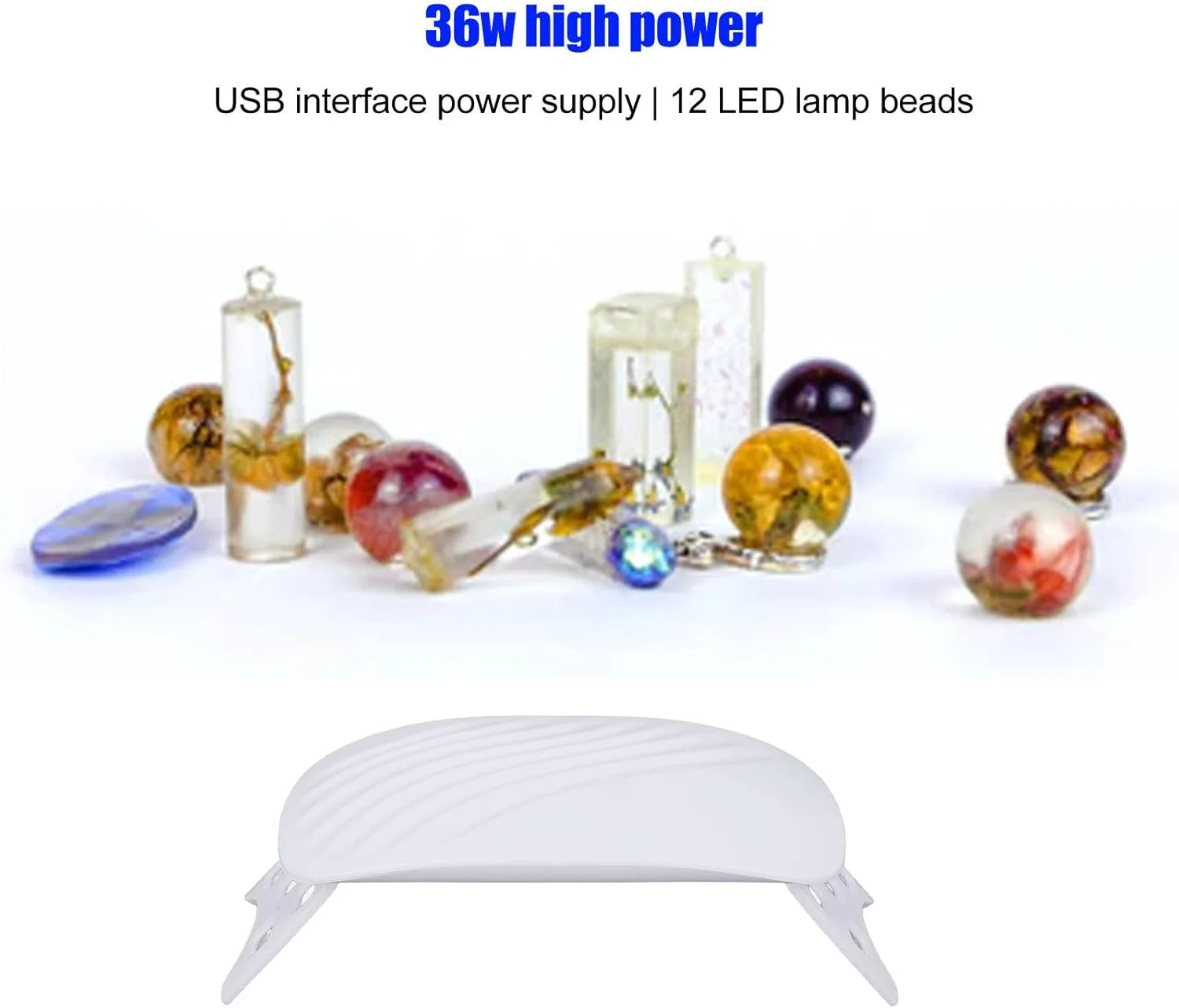 چراغ خشک کن سریع، چراغ ناخن UV با توان 36 وات، دارای 12 لامپ LED، طراحی تاشو با کابل USB، مناسب برای خشک کردن سریع ژل ناخن چراغ خشک کن سریع، چراغ ناخن UV با توان 36 وات، دارای 12 لامپ LED، طراحی تاشو با کابل USB، مناسب برای خشک کردن سریع ژل ناخن