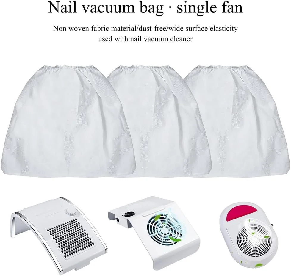 کیسه های جایگزین جاروبرقی ناخن، کیسه های جایگزین برای جاروبرقی ناخن، کیسه های جمع کننده گرد و غبار، کیسه های جاروبرقی برای هنر ناخن (M، واحد، 10 عدد)