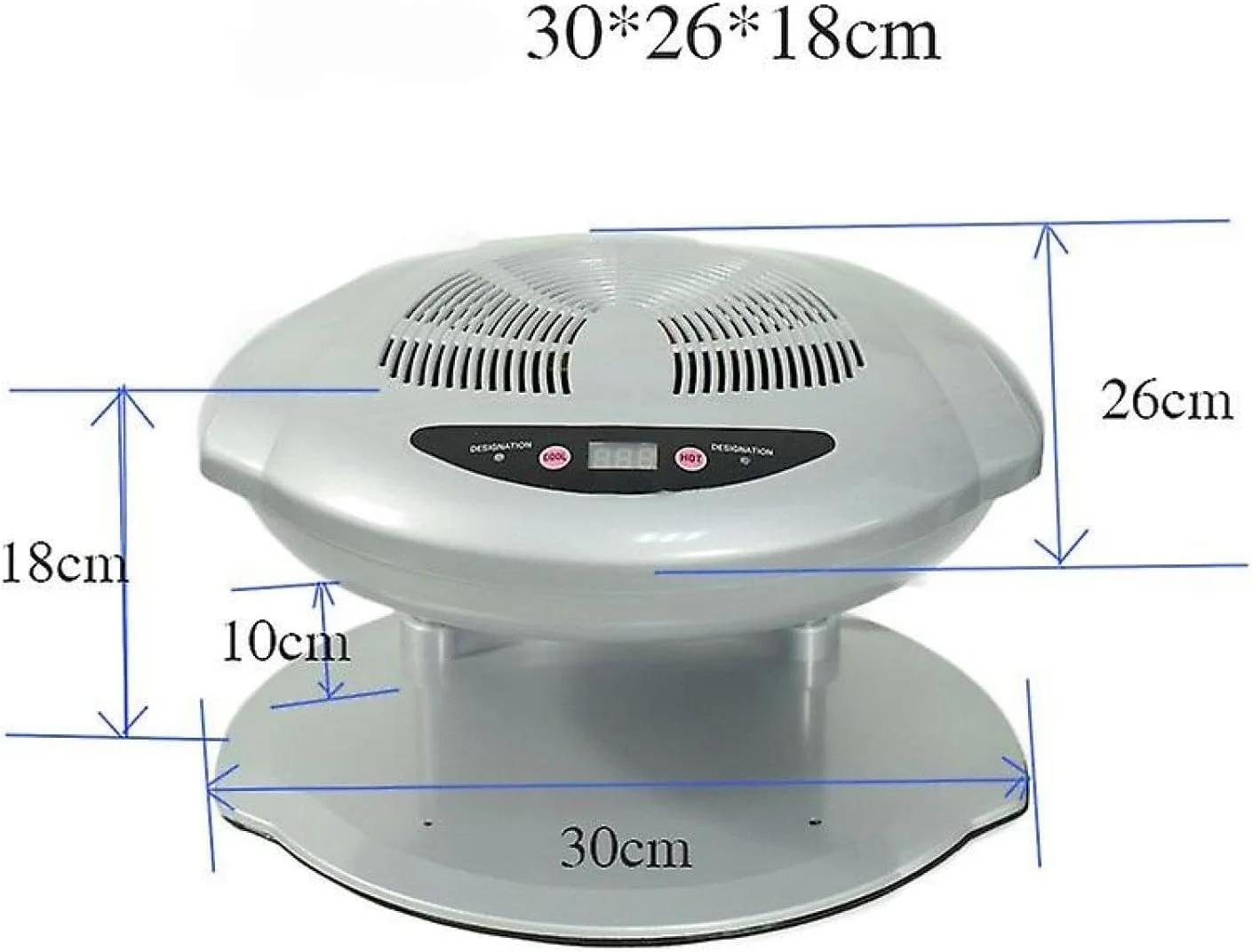 دستگاه خشک کن لاک ناخن 400 وات لابیموس، دستگاه مانیکور و فن ناخن، تجهیزات طراحی ناخن، لامپ خشک کننده سریع ناخن