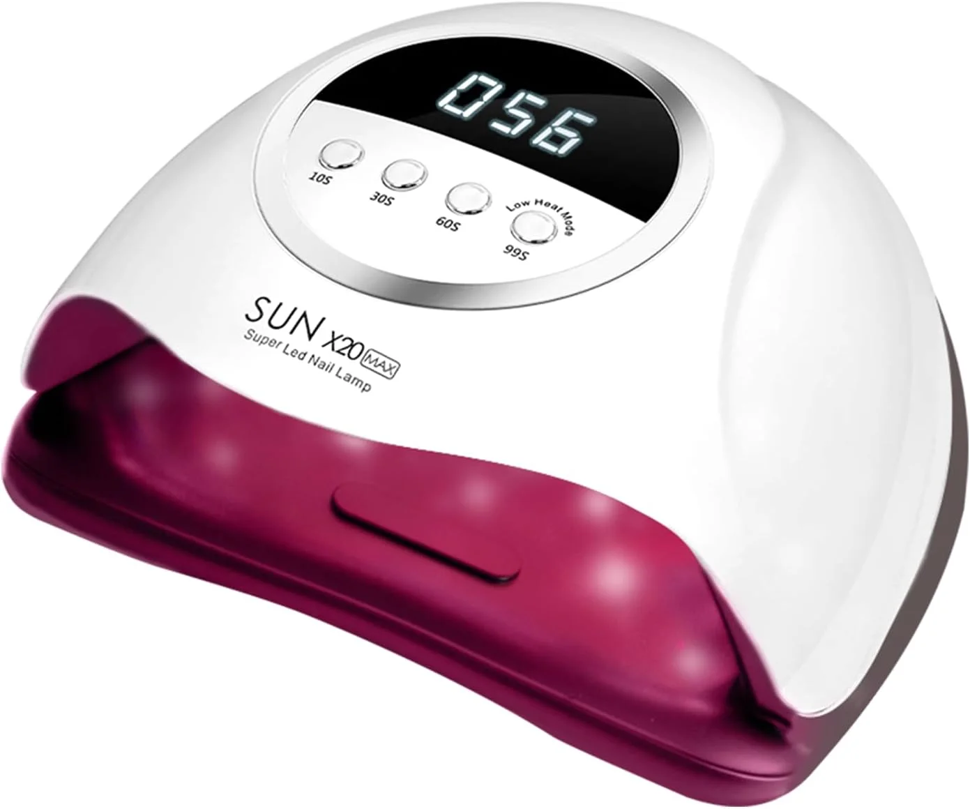 دستگاه خشک کن لاک ناخن 320 وات با 72 لامپ LED - خشک کننده سریع UV/LED برای لاک ژل، دستگاه حرفه ای مانیکور و پدیکور، کیفیت سالن در خانه