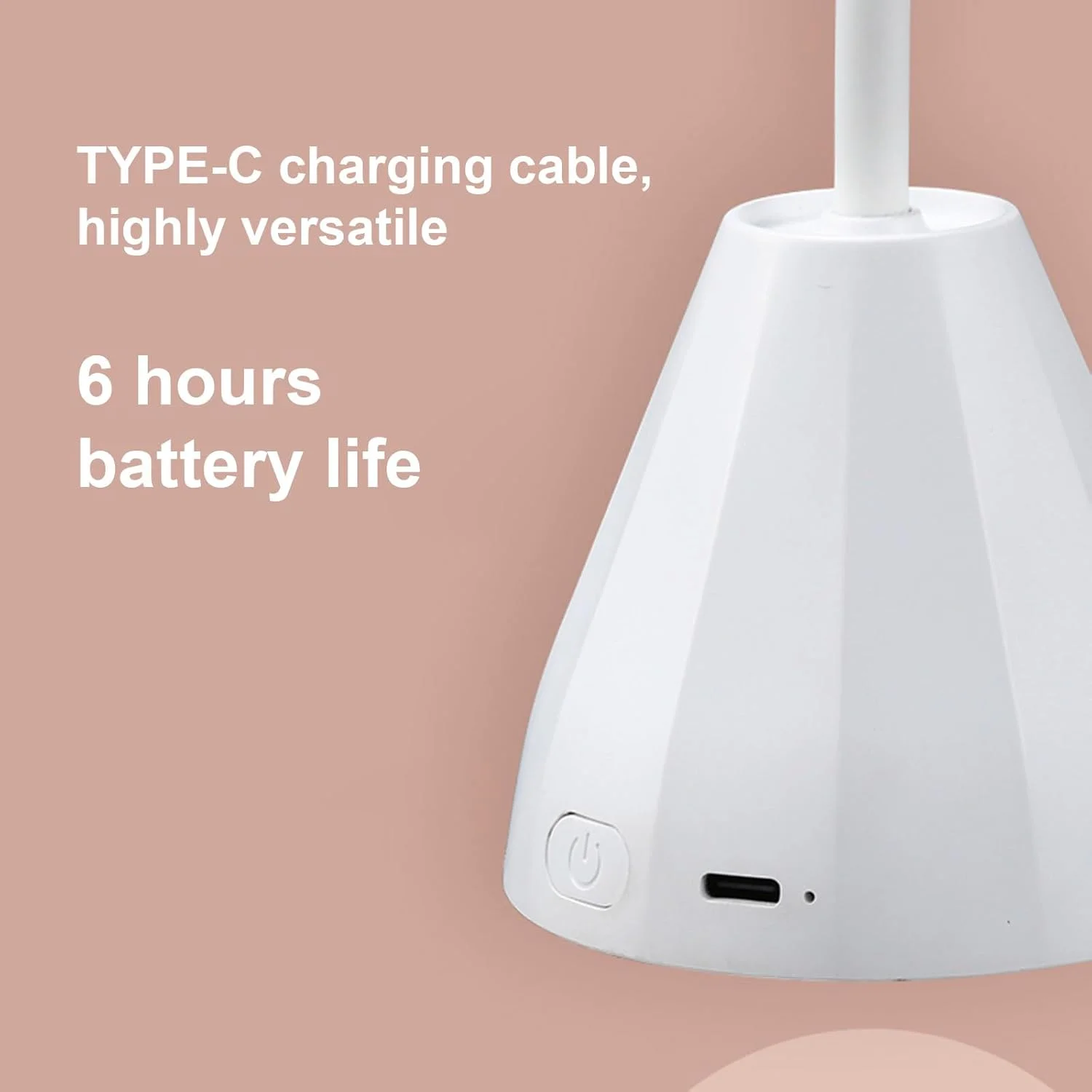 چراغ کوچک LED خشک کننده ناخن قابل حمل برای لاک ژل با شلنگ قابل تنظیم (اتصالی)