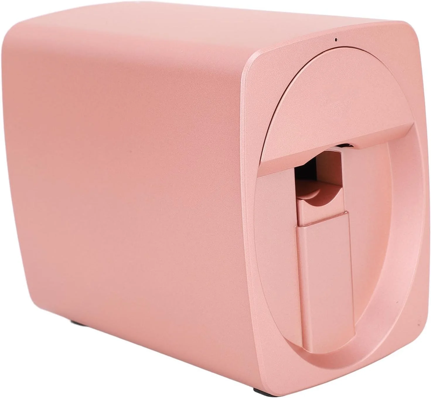 دستگاه چاپ ناخن هوشمند، دستگاه چاپ طرح ناخن، کنترل برنامه شناسایی دوربین دستگاه چاپ رنگ هنر ناخن قابل حمل DIY برای مهمانی مسافرتی خانگی (رزگلد)