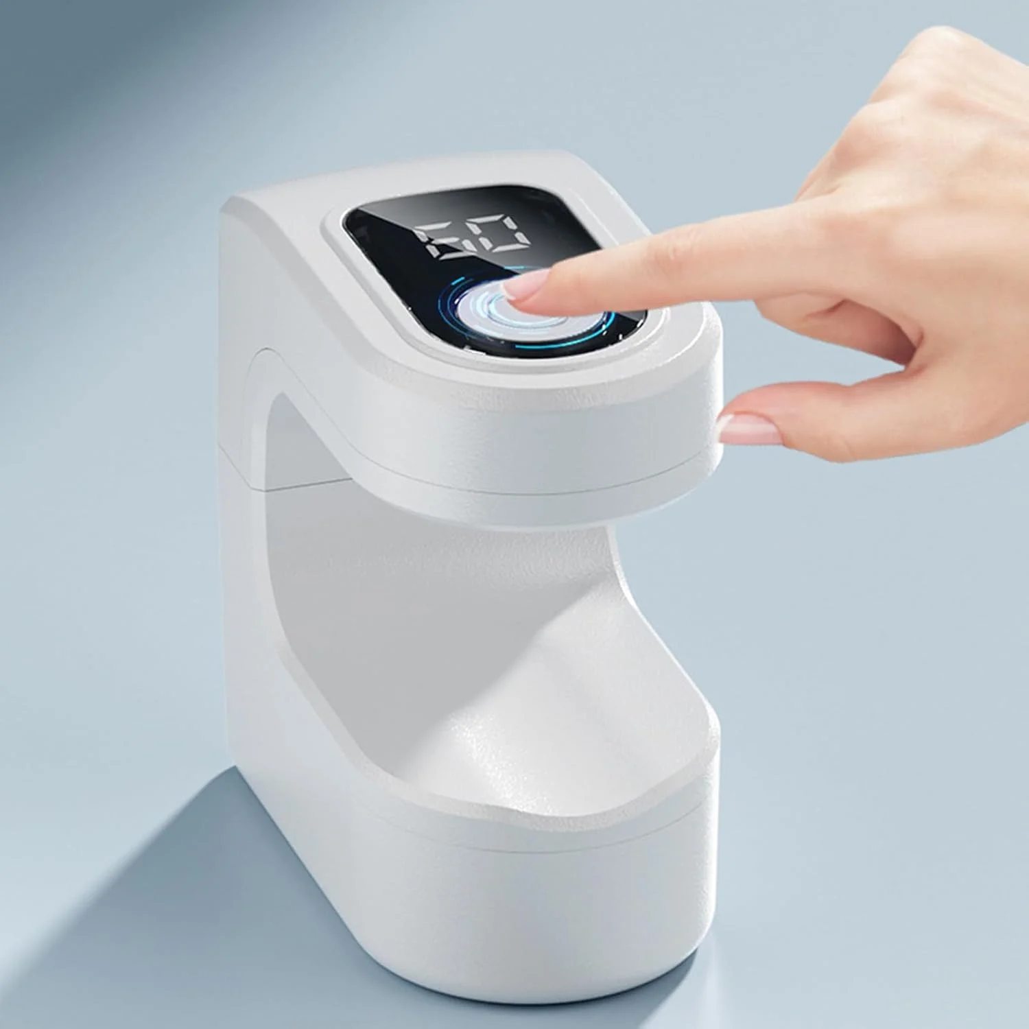 چراغ UV کوچک برای ناخن، لامپ مانیکور با شارژ USB | چراغ خشک کننده قابل حمل ناخن با 2 حالت زمان بندی برای مسافرت و سالن مانیکور خانگی