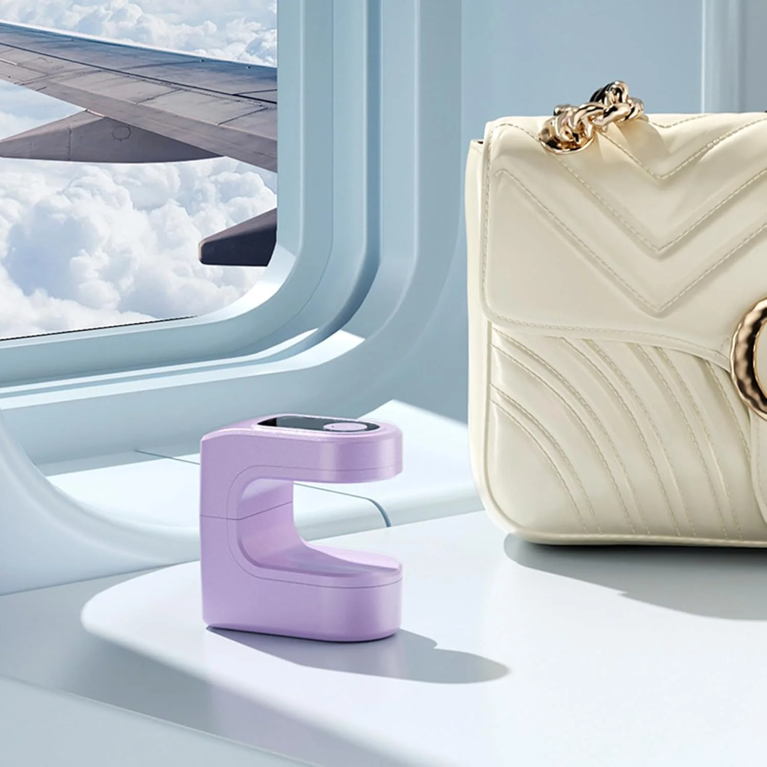 چراغ UV قابل حمل برای ناخن های ژلی | لامپ ناخن انگشتی قابل شارژ USB - چراغ خشک کننده ناخن قابل حمل با 2 حالت زمان بندی برای مسافرت و سالن مانیکور خانگی