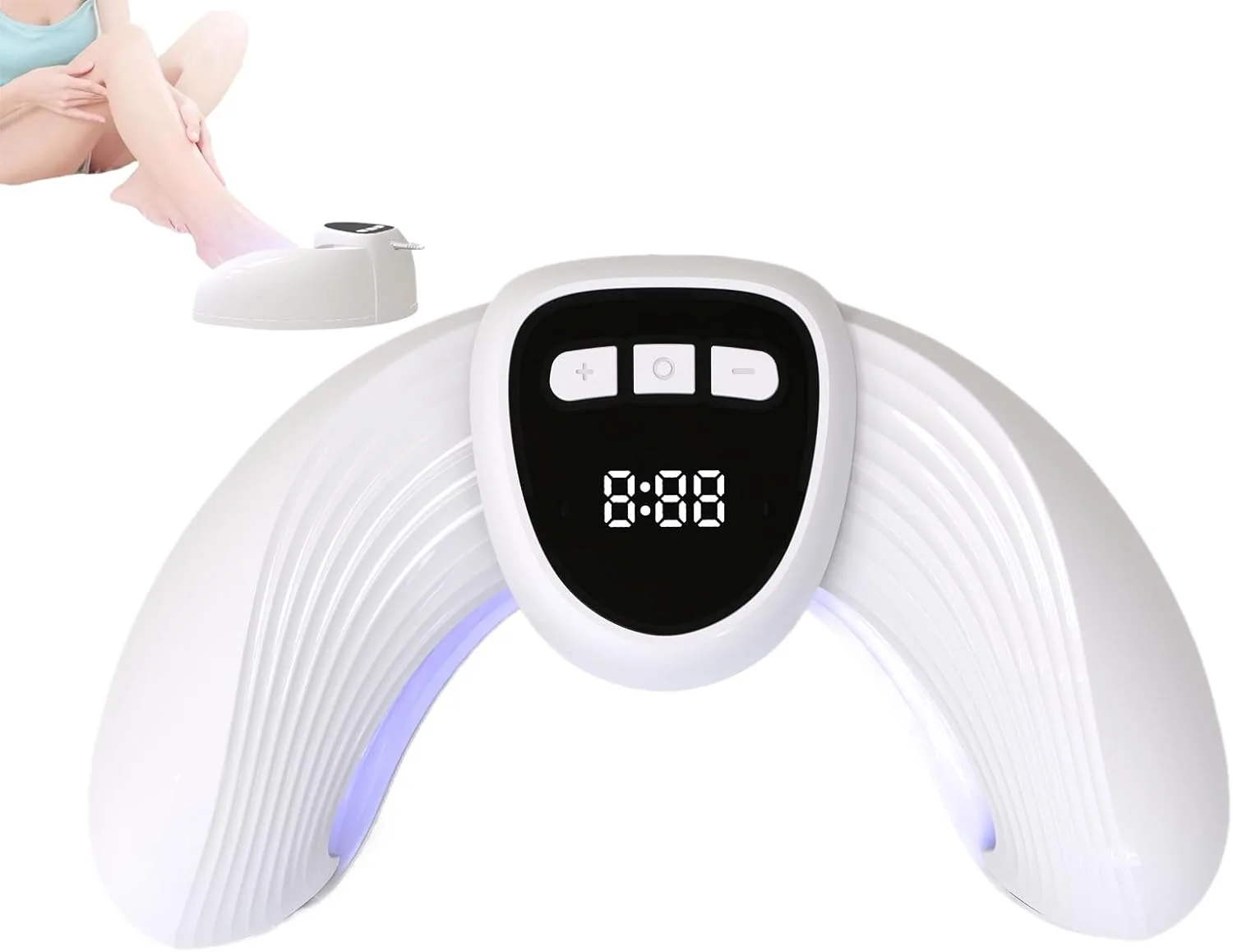چراغ خشک کننده ناخن، چراغ ال ای دی ناخن | خشک کن قابل حمل U شکل ابزار ناخن خشک کردن سریع با تایمر برای مسافرت، اسپا، کمپینگ