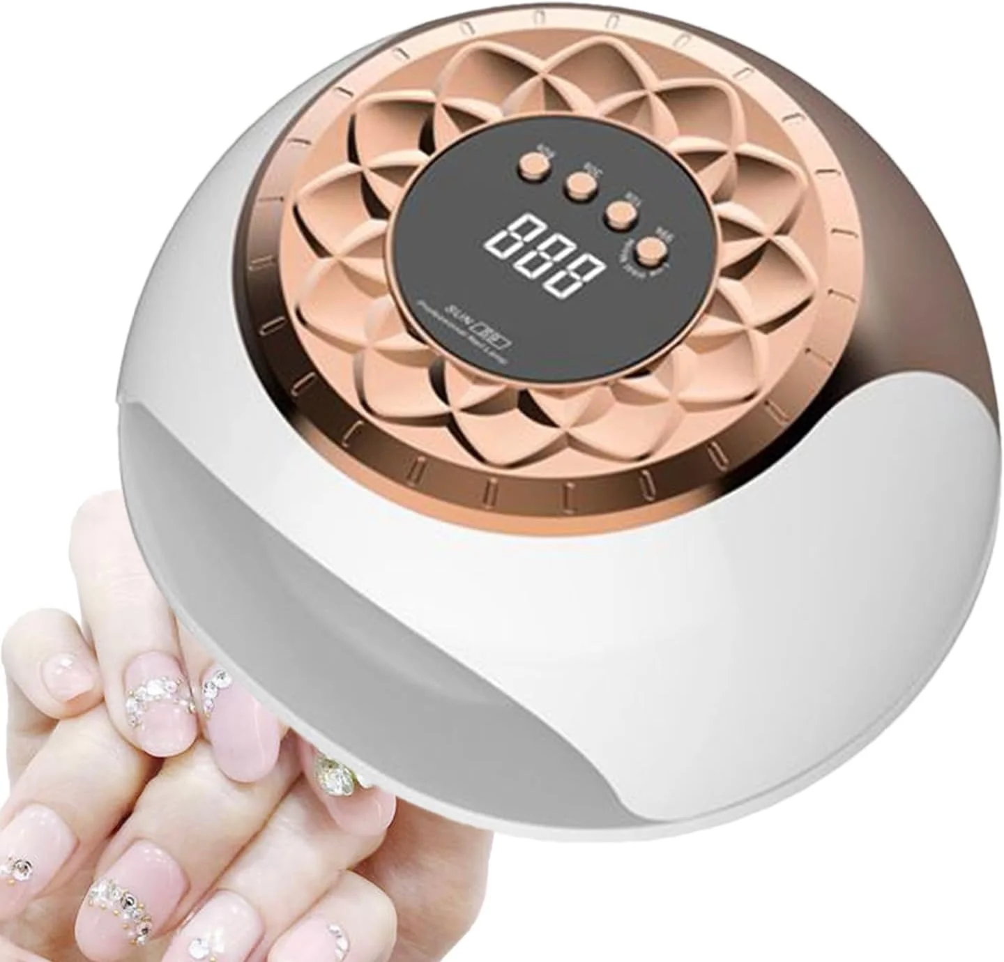 دستگاه خشک کن لاک حرفه ای | خشک کردن سریع ژل | دستگاه خشک کن لاک یو وی ال ای دی حرفه ای با تنظیمات تایمر برای استفاده در منزل، مسافرت و سالن