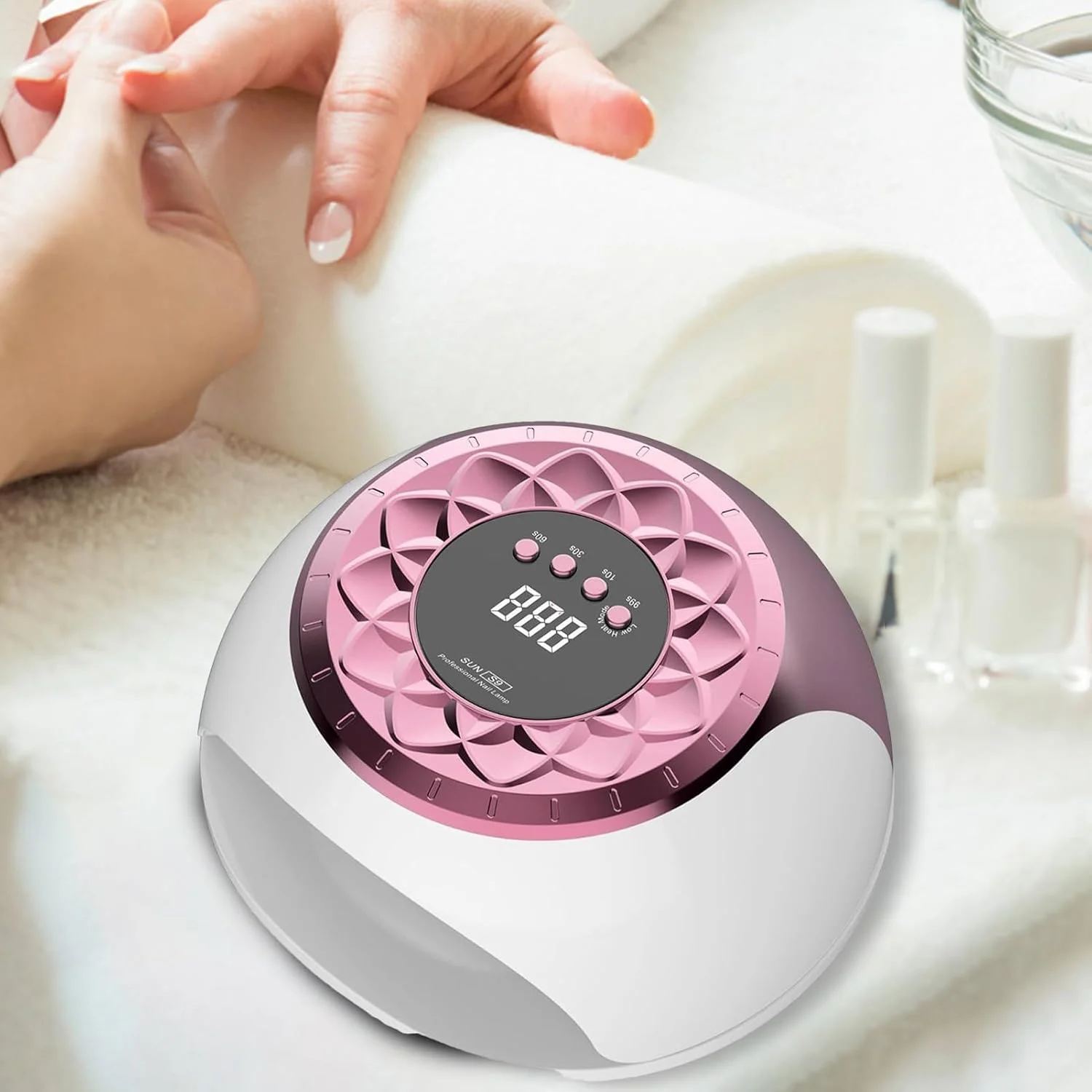 دستگاه خشک کن لاک ژل LED، قابل حمل | دستگاه چند منظوره قابل حمل UV LED برای استفاده در منزل، مسافرت، دست و پا