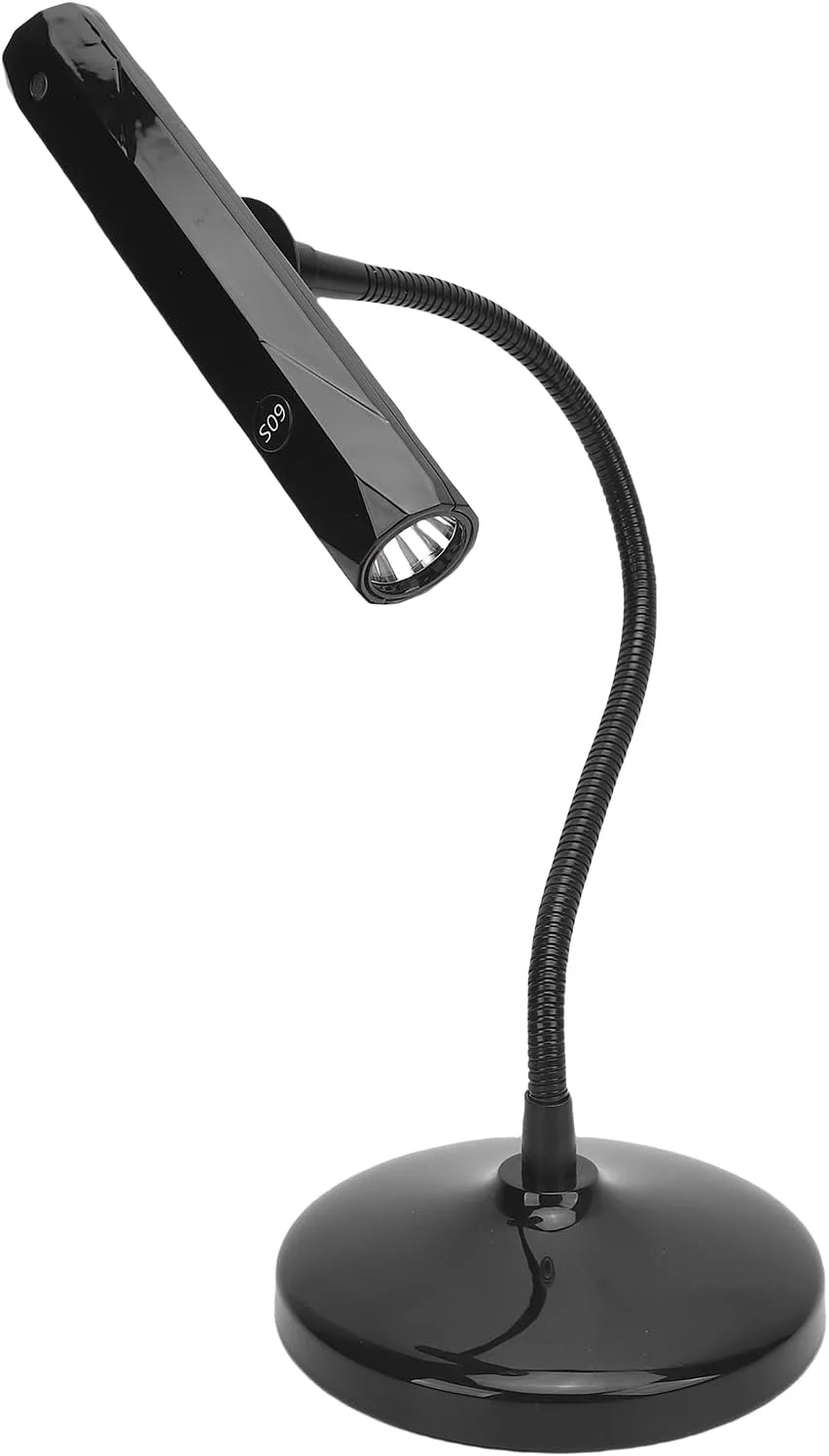 چراغ ناخن LED گردن غازی، 9 وات با قابلیت چرخش 360 درجه، قابل شارژ USB، خشک کن سریع لاک ژل با تایمر 60 ثانیه ای برای استفاده خانگی و سالن ناخن (نور بنفش #12)