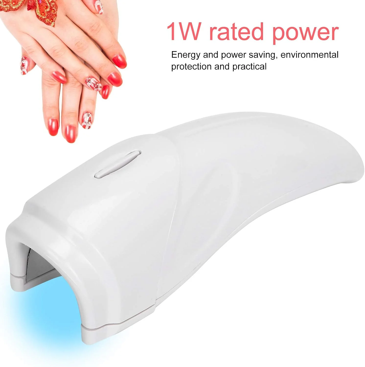 دستگاه خشک کن لاک ناخن LED کوچک BORDSTRACT، دستگاه فوتوتراپی قابل حمل 1 وات ABS، ابزار مانیکور جمع و جور برای خشک کردن لاک ژل دستگاه خشک کن لاک ناخن LED کوچک BORDSTRACT، دستگاه فوتوتراپی قابل حمل 1 وات ABS، ابزار مانیکور جمع و جور برای خشک کردن لاک ژل