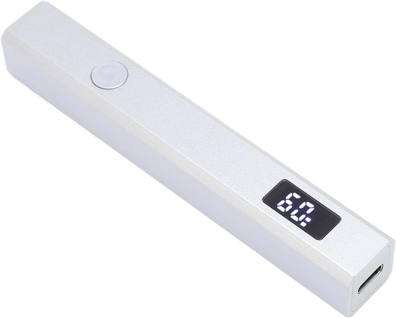 چراغ ناخن دستی، 3 وات USB قابل شارژ خشک کننده سریع مینیاتوری قابل حمل چراغ قوه برای چسب سنگ های قیمتی، نور برای ژل، ابزار هنری برای مانیکور خانگی DIY