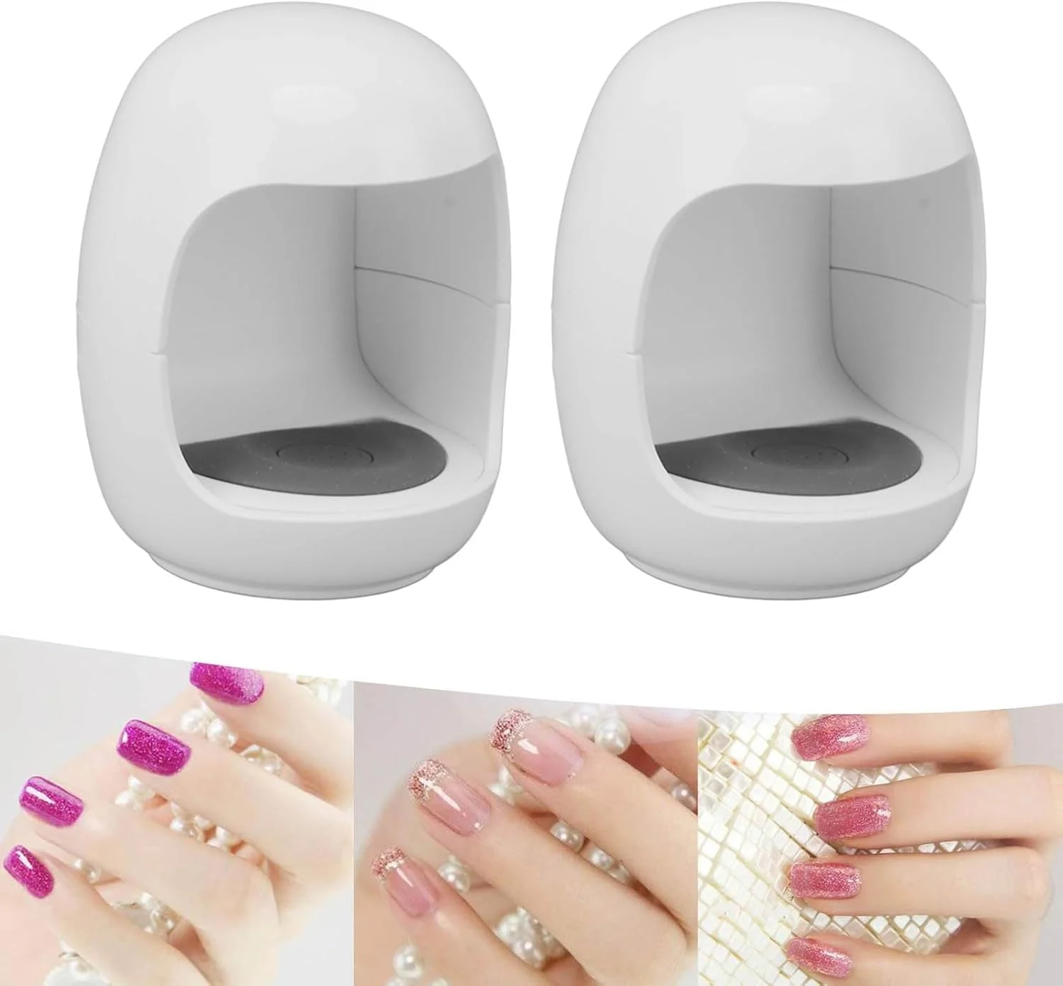 خشک کن ناخن مینی ال ای دی Linda Eggs Cáscas Gellnogel Lamp به سرعت برای سالن خانه ها، نور ناخن قابل حمل برای مسافرت