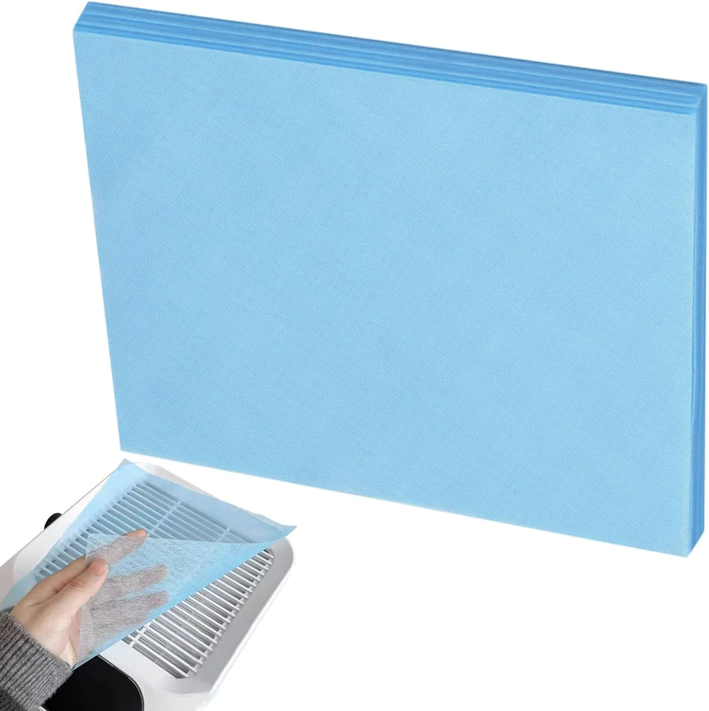 فیلتر جمع کننده گرد و غبار، 100 عددی برای دستگاه مکنده گرد ناخن | لوازم جانبی کاغذی حرفه ای برای تمرین سالن های زنانه