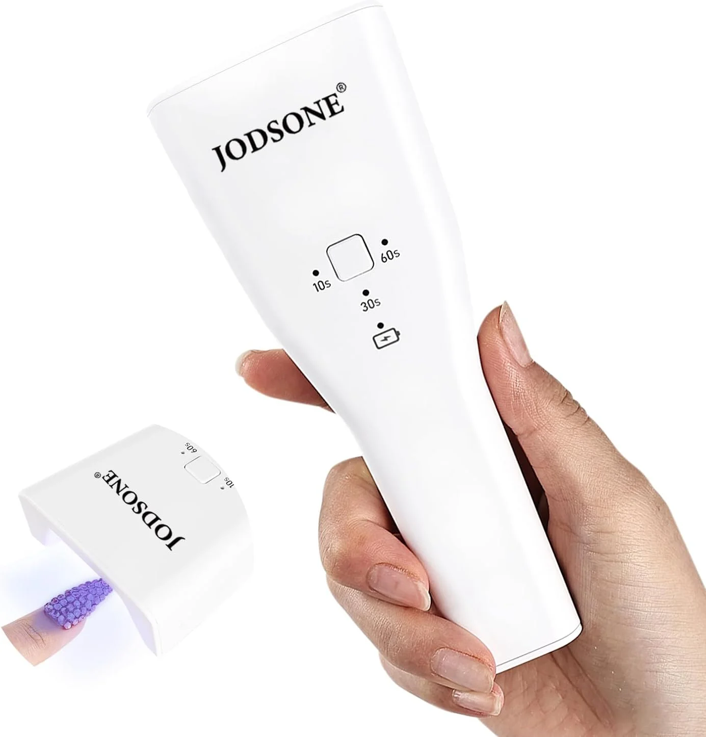 دستگاه خشک کن ناخن LED کوچک JODSONE - خشک کن قابل حمل ناخن برای لاک ژل، خشک کن ناخن USB برای خشک کردن سریع، لوازم ضروری سالن خانگی و مسافرت