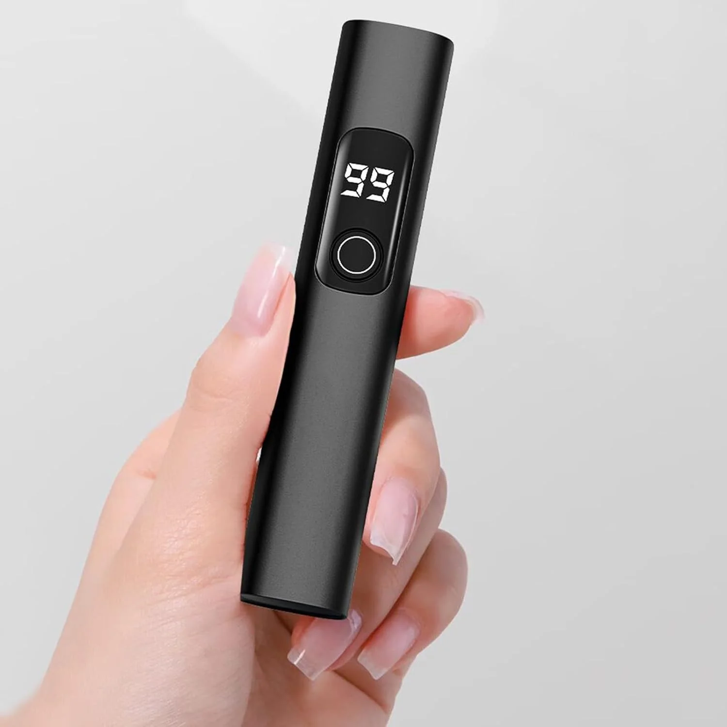 چراغ UV ناخن مینی | خشک کن لاک ژل شارژ USB - چراغ UV LED قابل حمل با 2 حالت زمان بندی برای کمپینگ، هواپیما، سفر جاده ای، میز، سالن، استودیو، منزل، مانیکور دخترانه