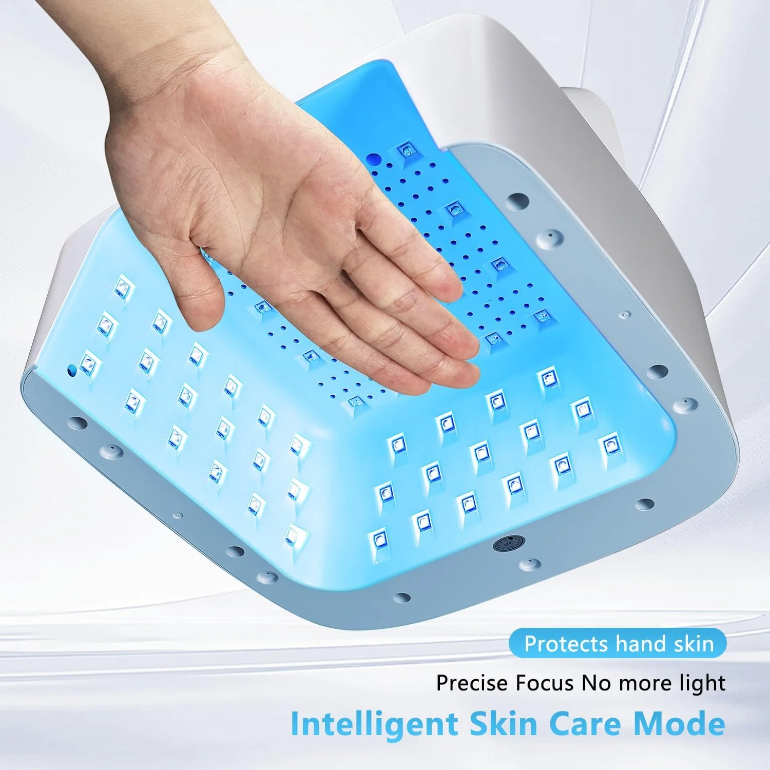 دستگاه خشک کن لاک ژل یو وی ال ای دی جادسون با فضای بزرگ داخلی، دسته قابل حمل و نمایشگر دوگانه جلو و عقب، خشک کننده سریع و حرفه ای