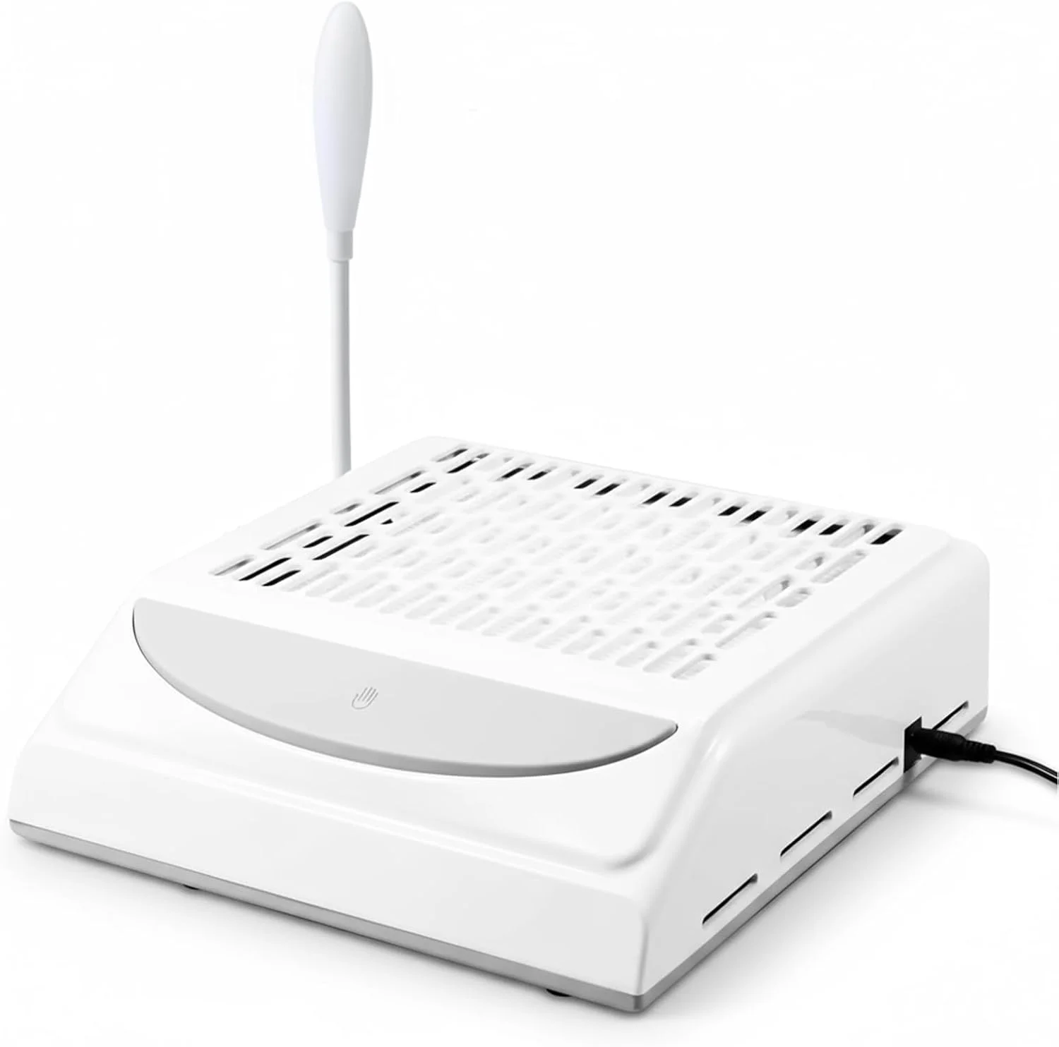 دستگاه مکش گرد و غبار ناخن 100 وات با لامپ LED، دستگاه مکنده حرفه ای گرد و غبار 4500 دور در دقیقه، سرعت پیوسته، قدرتمند و بی صدا، به همراه فیلتر، برای اکریلیک و ژل، مناسب سالن و منزل