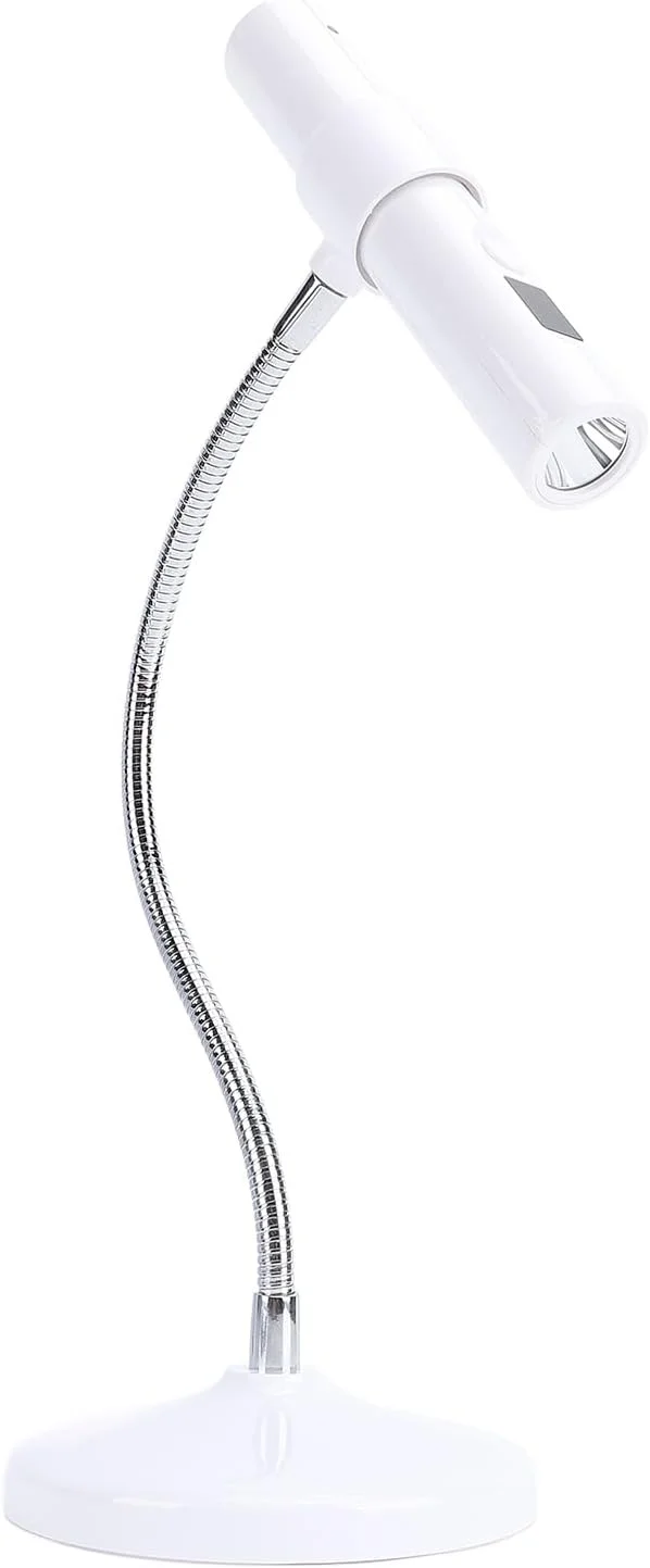 چراغ خشک کن ناخن کوچک Jectse با قابلیت شارژ USB و گردن قابل تنظیم 360 درجه، ابزار جمع و جور مانیکور