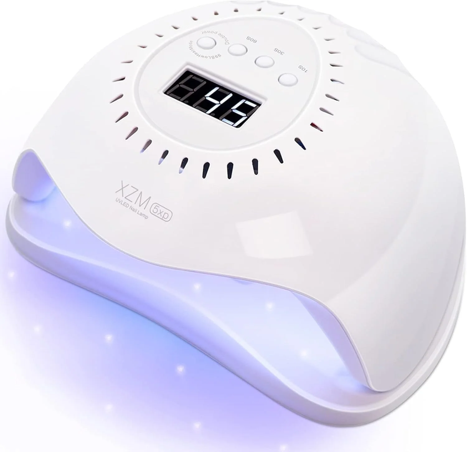 دستگاه خشک کن لاک ژل ناخن LED یو وی Joyzzz، توان 168 وات، خشک کننده سریع، دارای صفحه نمایش LCD و 4 تنظیم زمان، مناسب برای استفاده خانگی و سالن