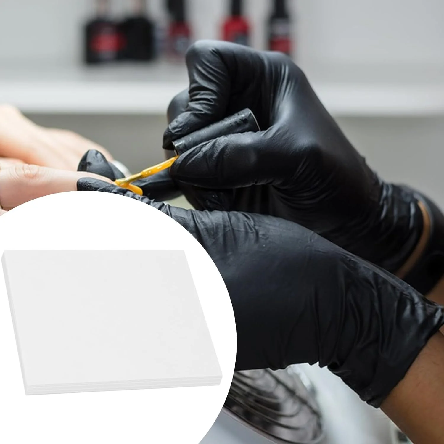 برگه های جمع کننده گرد و غبار ناخن، 100 عددی، لوازم جانبی جمع کننده گرد و غبار فن ناخن، کاغذ حرفه ای برای تمرین سالن های زنانه برگه های جمع کننده گرد و غبار ناخن، 100 عددی، لوازم جانبی جمع کننده گرد و غبار فن ناخن، کاغذ حرفه ای برای تمرین سالن های زنانه