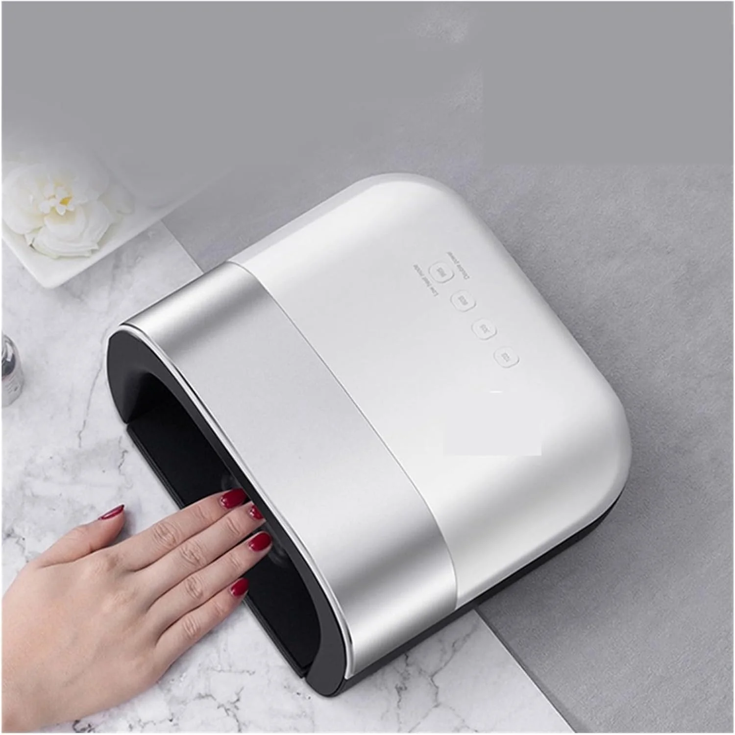 دستگاه خشک کن لاک ناخن LED UV مدل CDFVFA 48W هوشمند با 36 عدد LED، سنسور اتوماتیک، مناسب برای یک دست، خشک کننده سریع ناخن با نور UV دستگاه خشک کن لاک ناخن LED UV مدل CDFVFA 48W هوشمند با 36 عدد LED، سنسور اتوماتیک، مناسب برای یک دست، خشک کننده سریع ناخن با نور UV