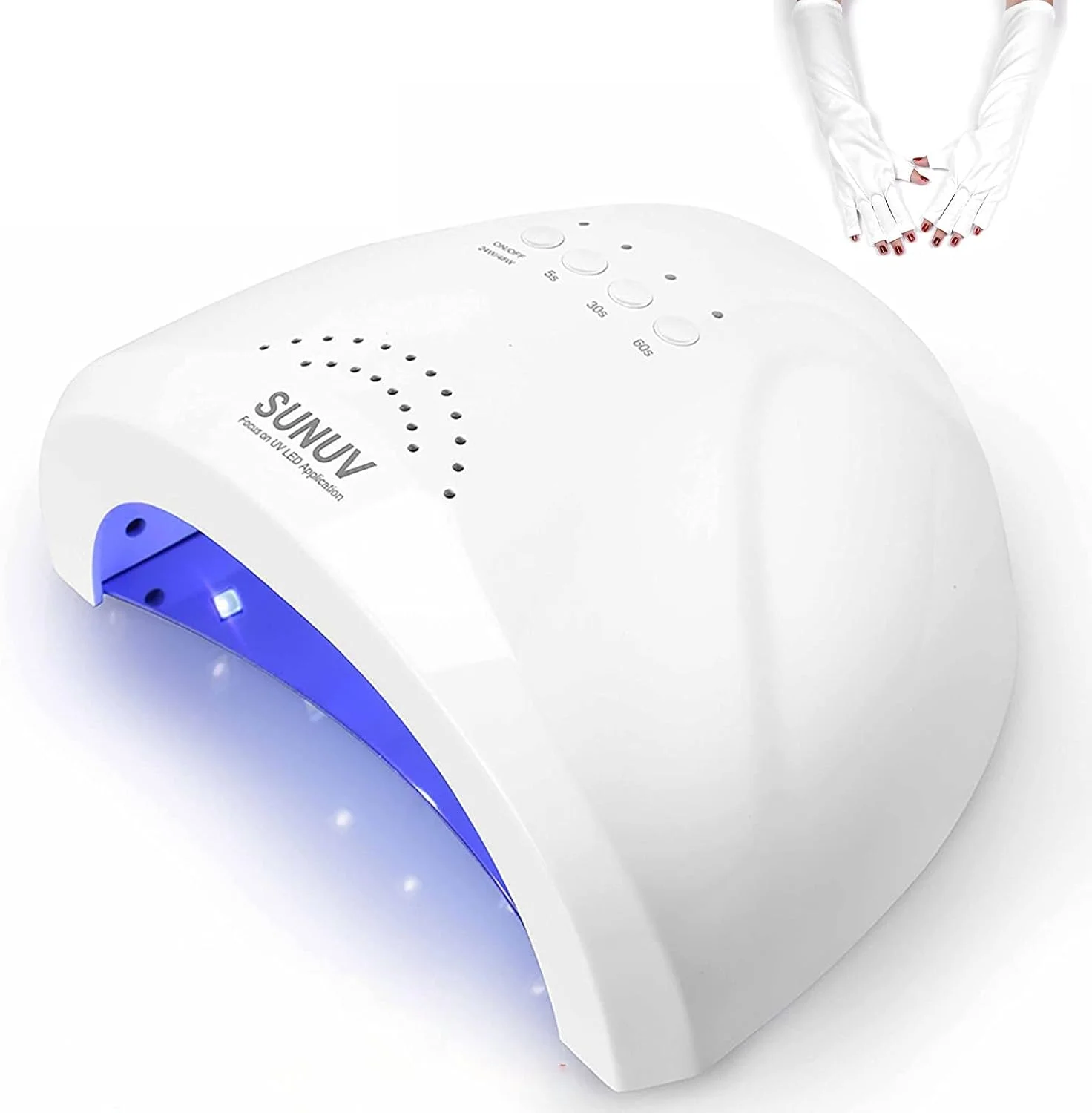 دستگاه خشک کن لاک ناخن LED، مناسب برای خشک کردن لاک ژل، ابزار حرفه ای طراحی ناخن، دستگاه مانیکور و پدیکور با تایمر 3 حالته