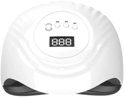 دستگاه خشک کن لاک ناخن UV LED مدل BLUEQUE V17، ۱۶۸ وات، ۳۶ لامپ LED، نمایشگر LCD، ۴ تنظیمات تایمر، خشک کن حرفه ای لاک ژل