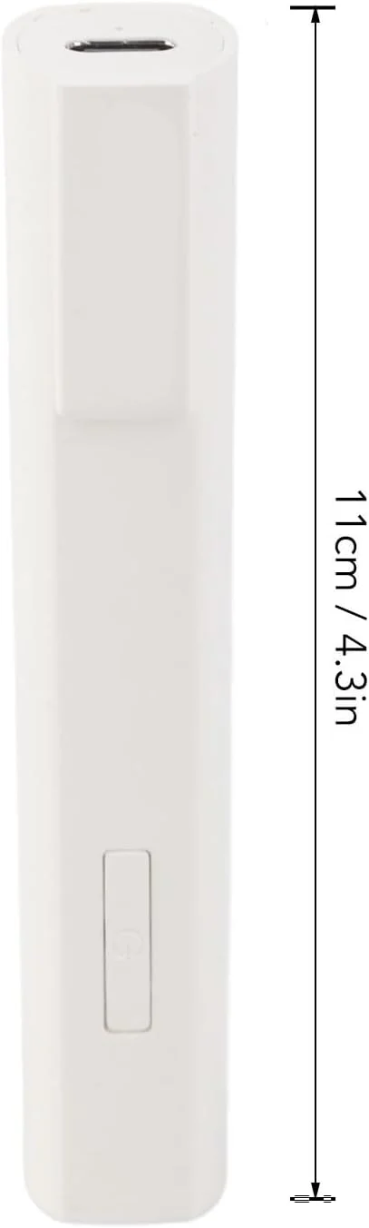 چراغ UV LED ناخن قابل حمل مینگژه، مینی و حرفه ای، سفید، مناسب استفاده در منزل