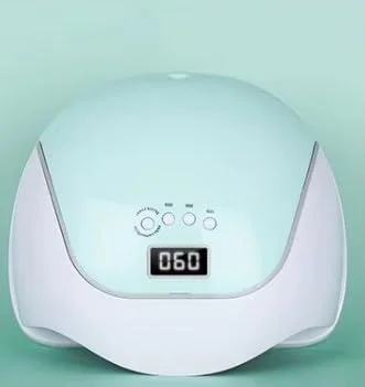 دستگاه خشک کن لاک ژل ناخن LED مدل BQ V5، توان 120 وات، نمایشگر LCD، سنسور اتوماتیک، طول عمر 50000 ساعت