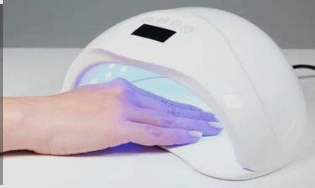 دستگاه خشک کن لاک ناخن حرفه ای SUN S12 UV LED با صفحه نمایش LCD، سنسور حرکتی، 4 تنظیمات تایمر، سفید