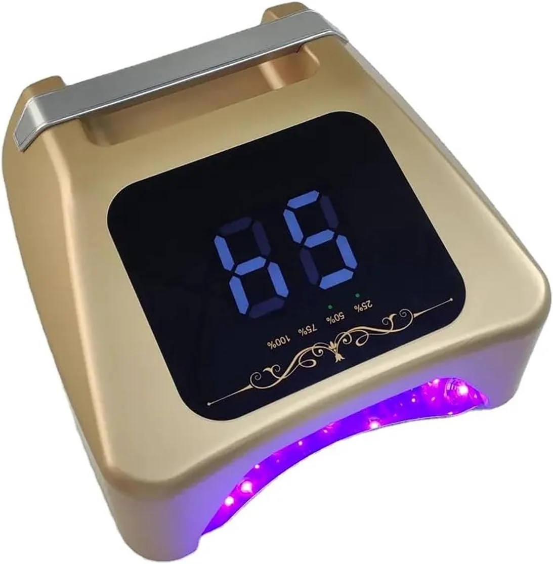 دستگاه خشک کن حرفه ای ناخن، لامپ LED بدون سیم با 36 عدد لامپ LED، 4 حالت زمان بندی و روشنایی یکنواخت 180 درجه، فناوری خشک کردن سریع و حسگر هوشمند، مناسب برای استفاده در خانه و محل کار
