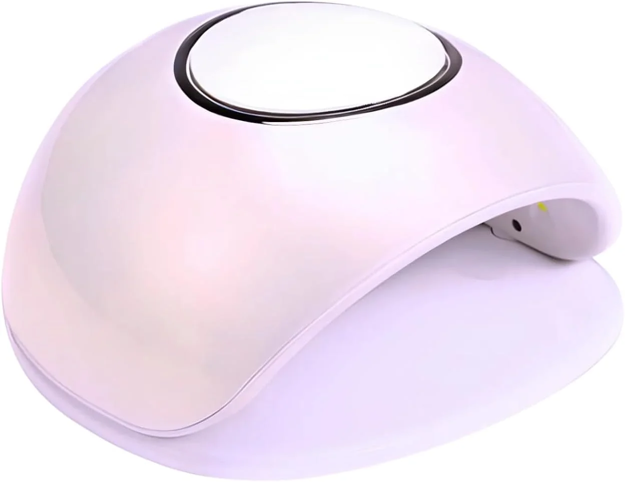 دستگاه خشک کن لاک ناخن UV/LED حرفه ای مدل F4 – 48 وات با سنسور خودکار، صفحه نمایش LCD و تنظیمات تایمر، صورتی - مناسب برای استفاده در سالن و منزل برای مانیکور/پدیکور