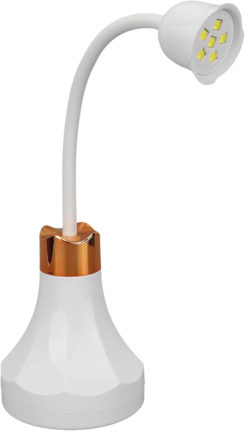 چراغ LED ناخن زاویه قابل تنظیم Jectse، چراغ خشک کننده لاک ناخن قابل حمل برای سالن خانگی، جنس ABS