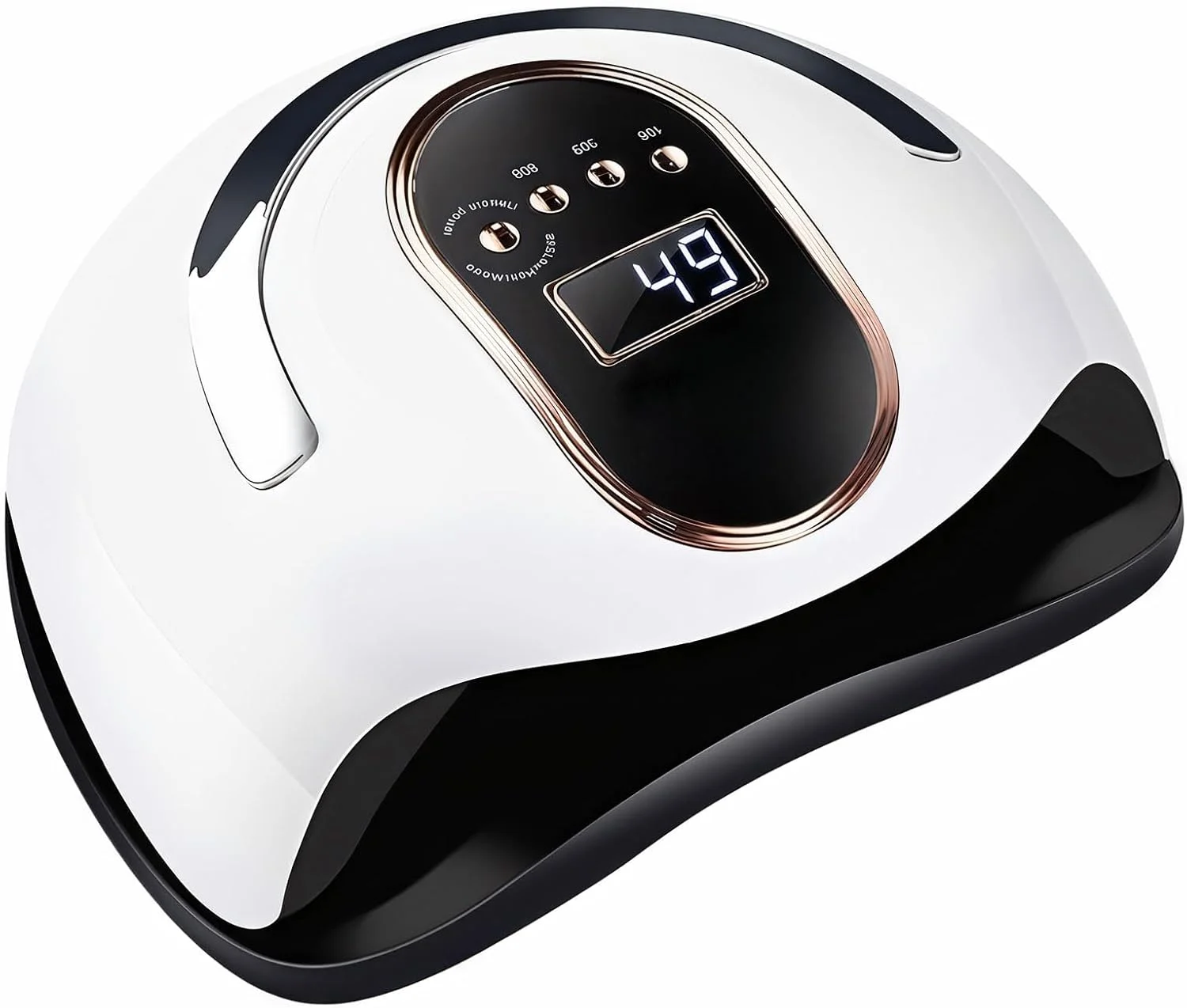 دستگاه خشک کن لاک ناخن UV/LED قابل حمل، 168 وات، 36 لامپ با تایمر و سنسور، خشک کن ژل شارژی برای خانه/سالن، سینی جداشدنی 23 سانتی متری