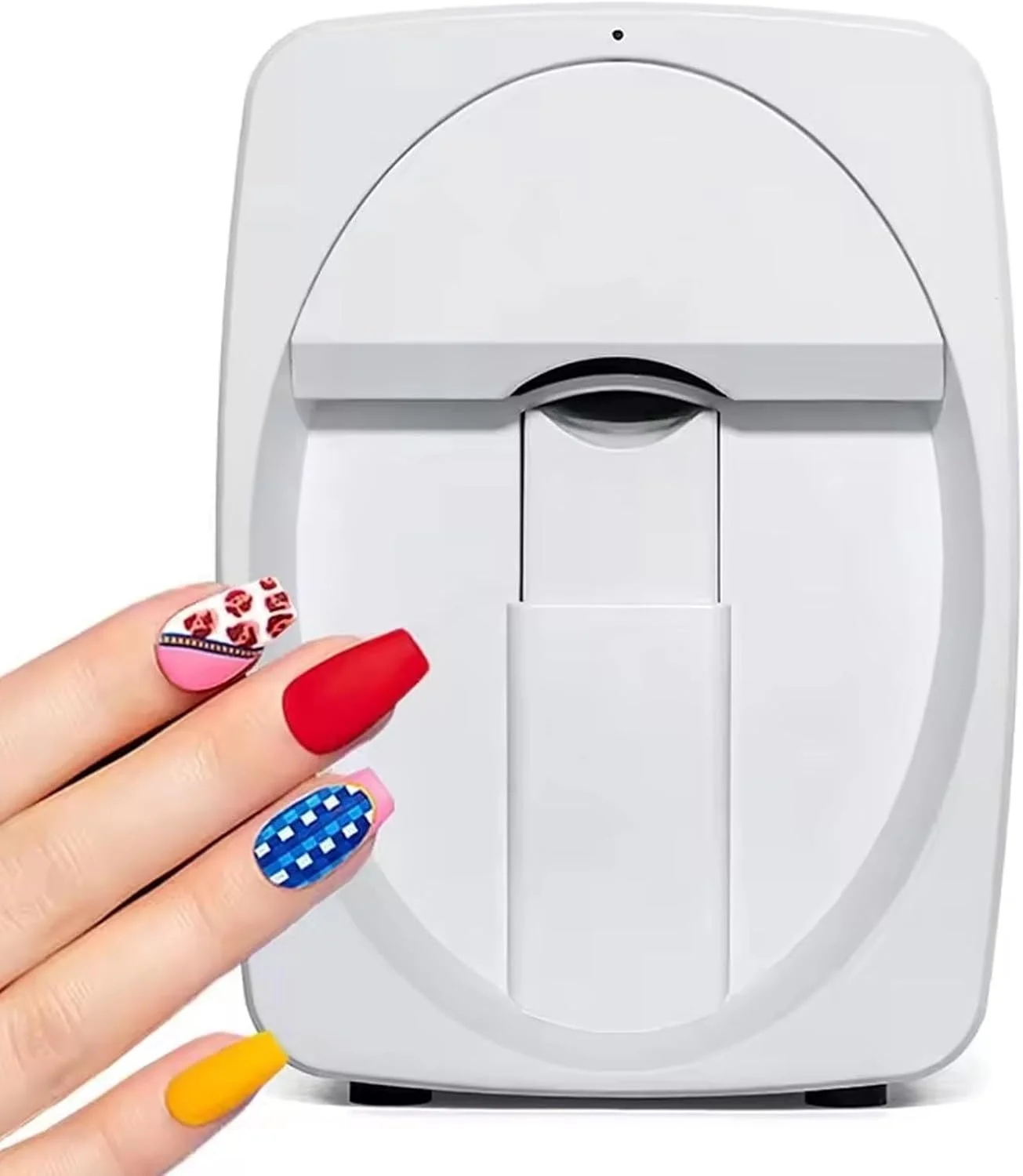 دستگاه چاپ ناخن، دستگاه چاپ چند منظوره ناخن با قابلیت چاپ طرح های دلخواه، چاپ سریع در 30 ثانیه برای سالن های آرایشی/علاقه مندان به ناخن