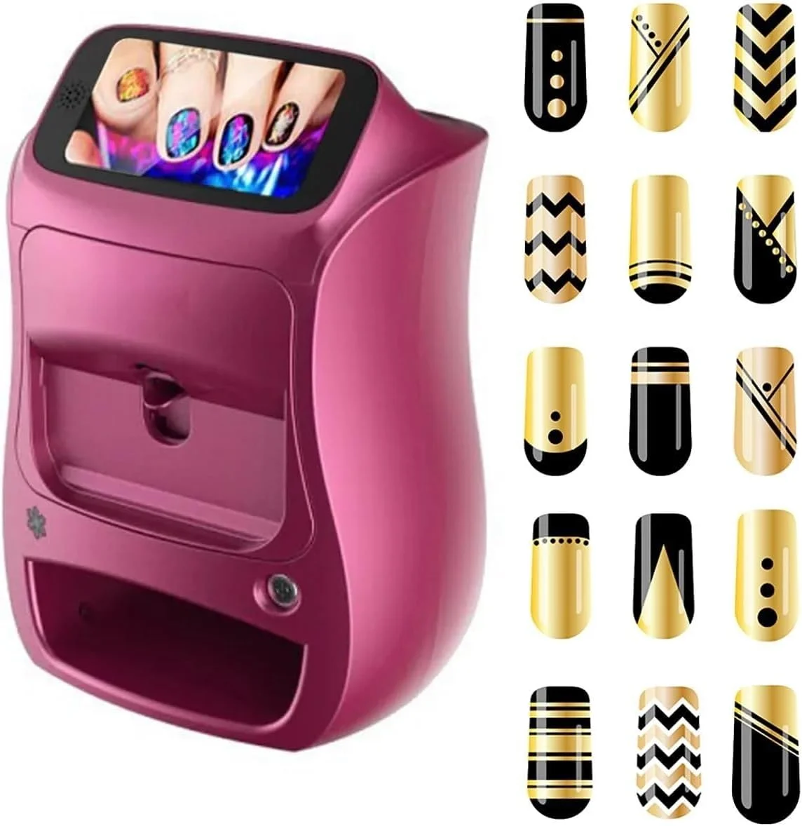 دستگاه چاپ ناخن، دستگاه چاپ دیجیتال موبایل ناخن، کارآمد و سریع، چند منظوره 2 در 1، برای استفاده در سالن های آرایشی و منزل