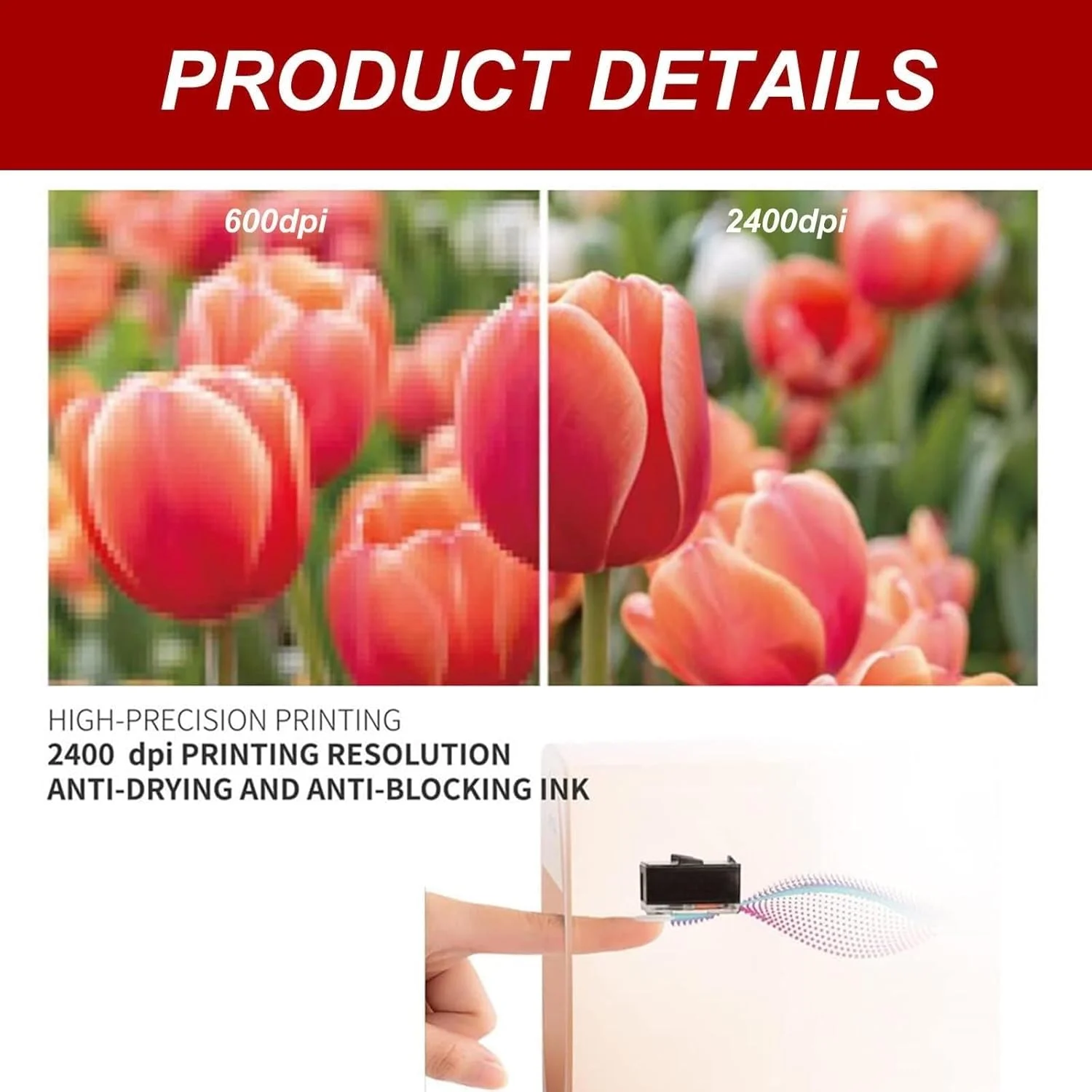 دستگاه چاپ طرح ناخن، دستگاه چند منظوره طراحی ناخن، دستگاه طراحی ناخن خودساز با لامپ خشک کن ناخن برای سالن های ناخن/علاقه مندان به ناخن، سفید، سفید