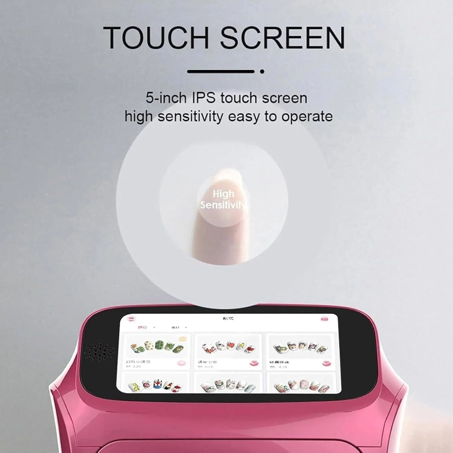 دستگاه چاپ ناخن هوشمند سه بعدی اتوماتیک | چاپگر دیجیتال موبایل طراحی ناخن با صفحه نمایش لمسی | برای استفاده خانگی و استودیوهای ناخن، بنفش دستگاه چاپ ناخن هوشمند سه بعدی اتوماتیک | چاپگر دیجیتال موبایل طراحی ناخن با صفحه نمایش لمسی | برای استفاده خانگی و استودیوهای ناخن، بنفش