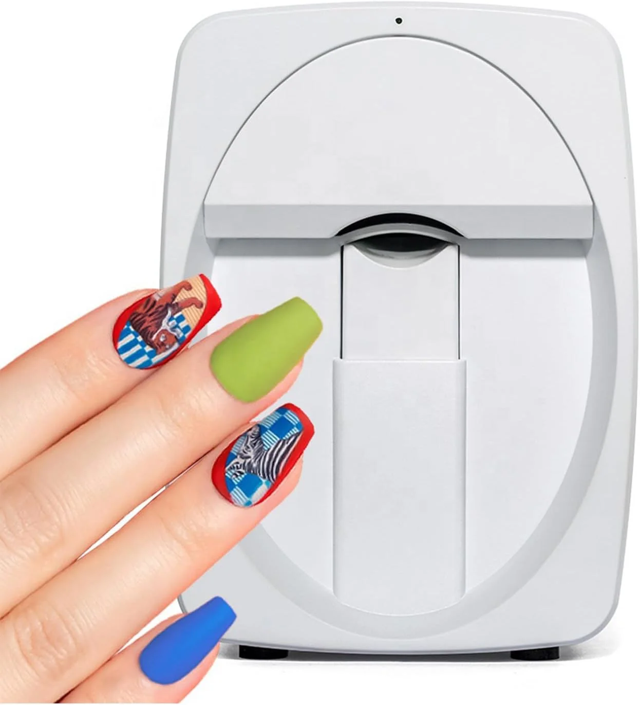 دستگاه طراحی ناخن قابل حمل با کیف فلزی برای سالن مانیکور