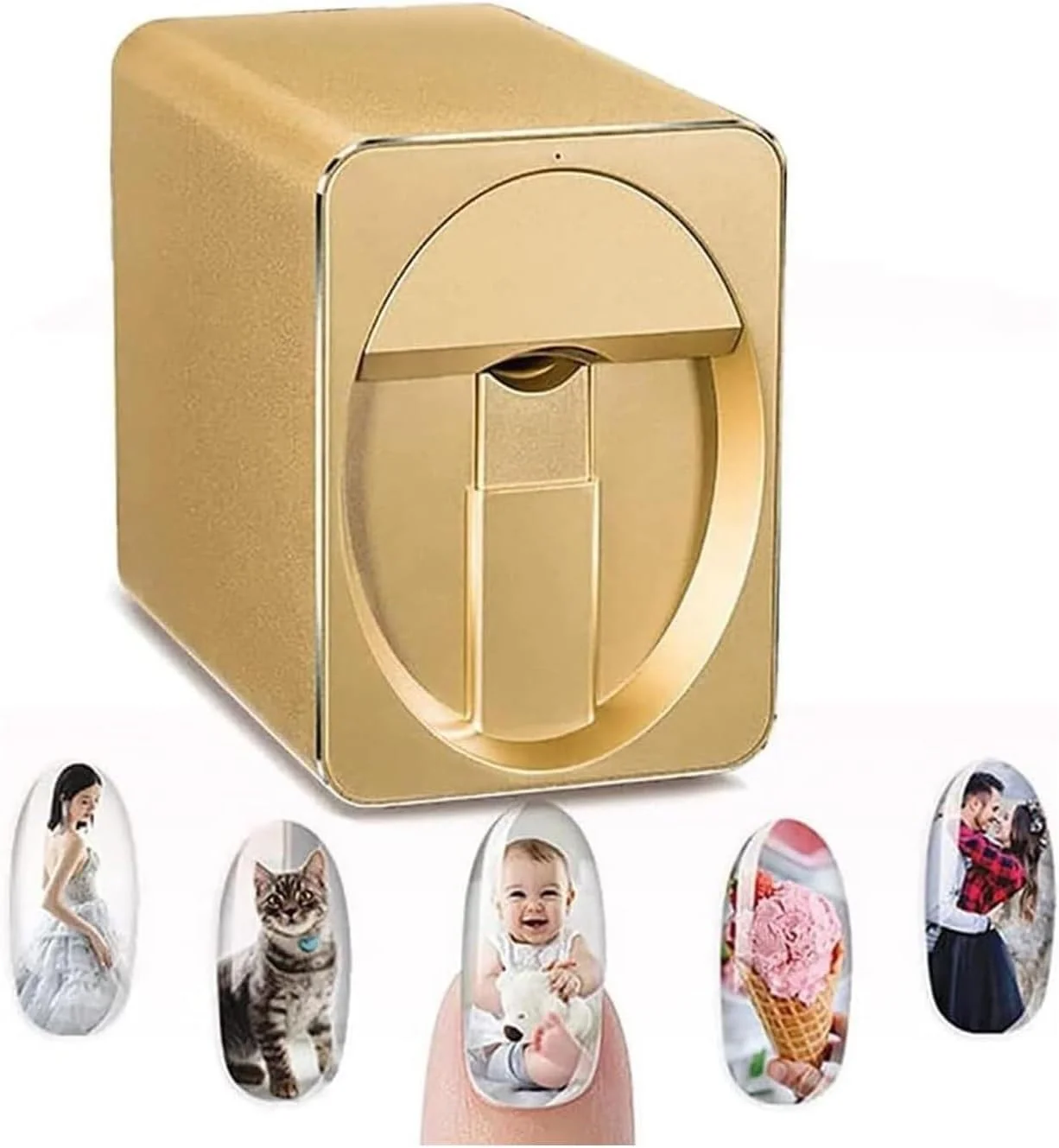 دستگاه چاپ ناخن قابل حمل، دستگاه خودکار طراحی ناخن، مناسب برای استودیوهای طراحی ناخن، هنرمندان ناخن و علاقه مندان به هنر ناخن