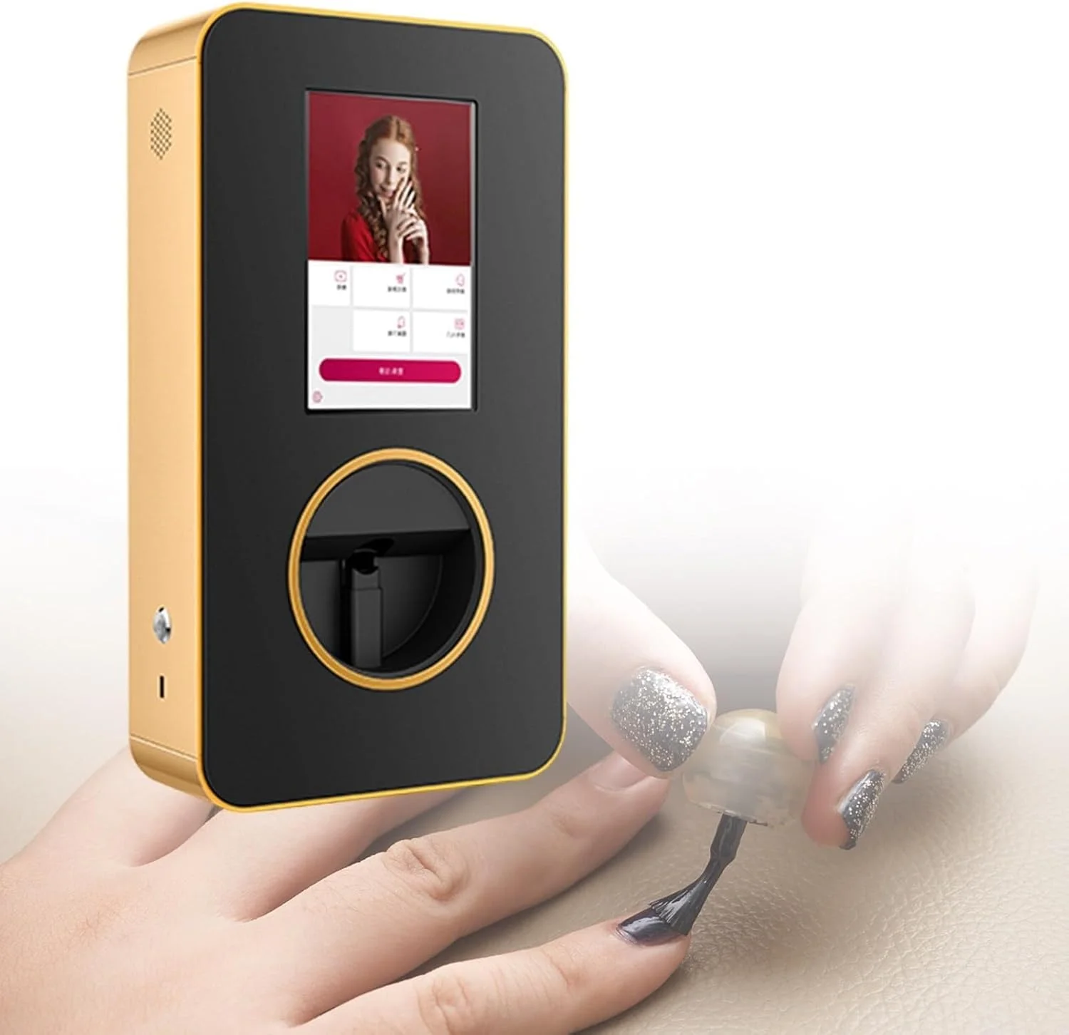 دستگاه چاپ ناخن رومیزی، دستگاه چاپ طرح ناخن، طرح های هنری ناخن منحصر به فرد را در خانه، مسافرت و مهمانی ها ایجاد کنید