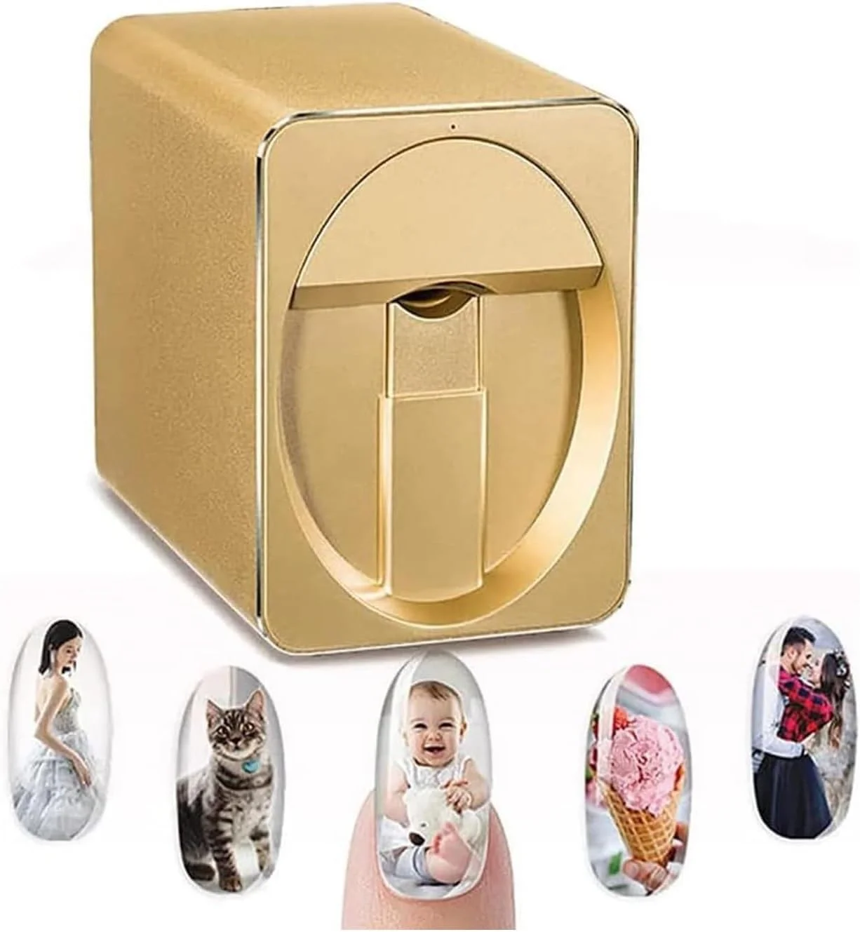 دستگاه چاپ ناخن هوشمند خودکار چند منظوره قابل حمل، دستگاه طراحی ناخن سفارشی برای دوستداران ناخن