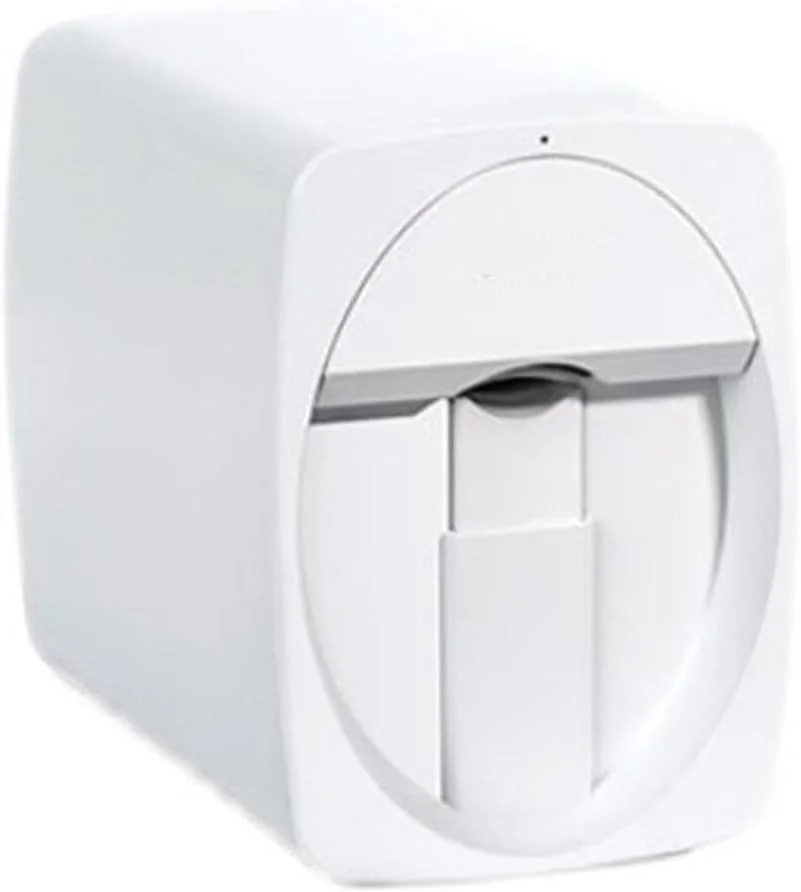 دستگاه چاپ ناخن دیجیتال موبایل، دستگاه طراحی ناخن قابل حمل، کنترل با تلفن هوشمند، رزولوشن بالا، مناسب برای سالن ناخن، سفید