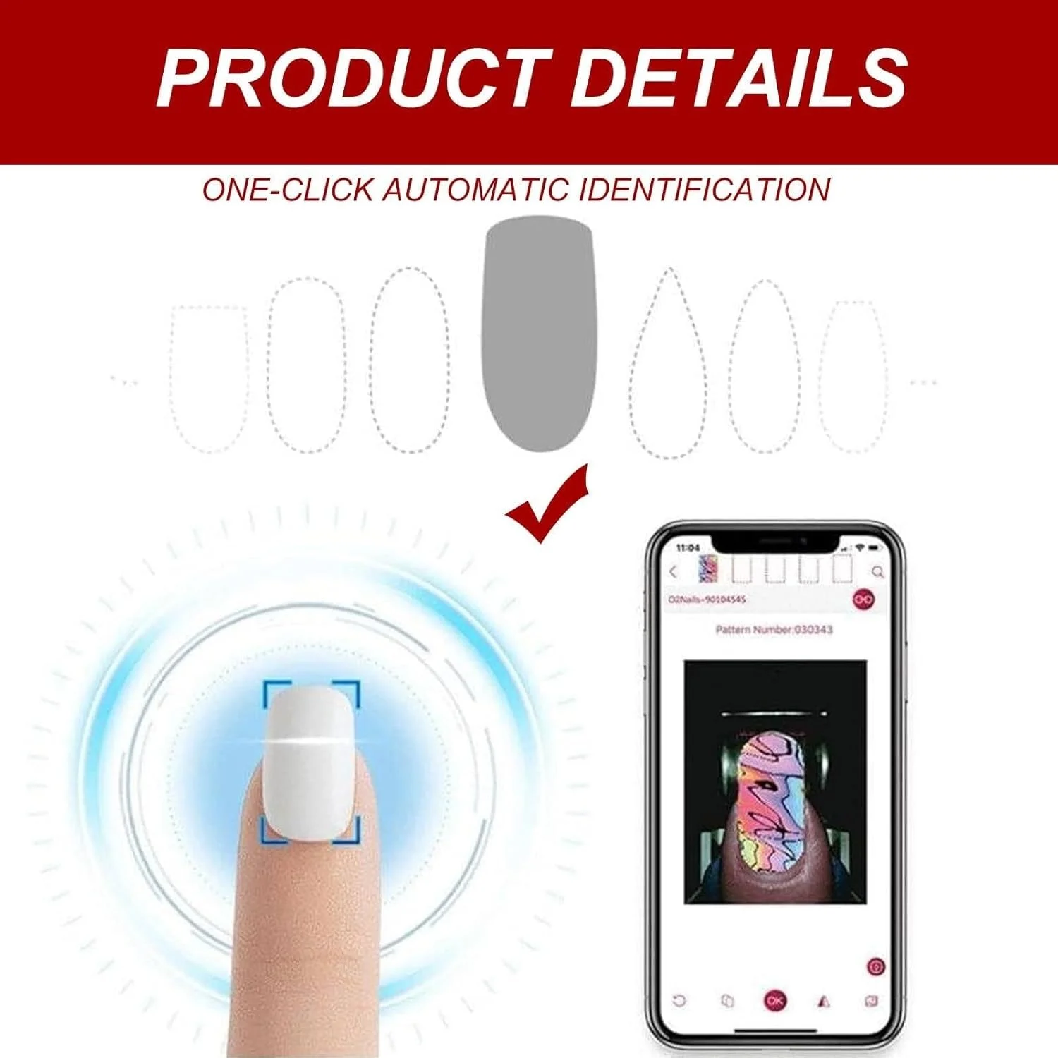 دستگاه چاپ طرح ناخن، دستگاه چاپ طرح ناخن رومیزی با لامپ خشک کننده ناخن، برای منزل/سالن ناخن/علاقه مندان به ناخن، رزگلد، رزگلد