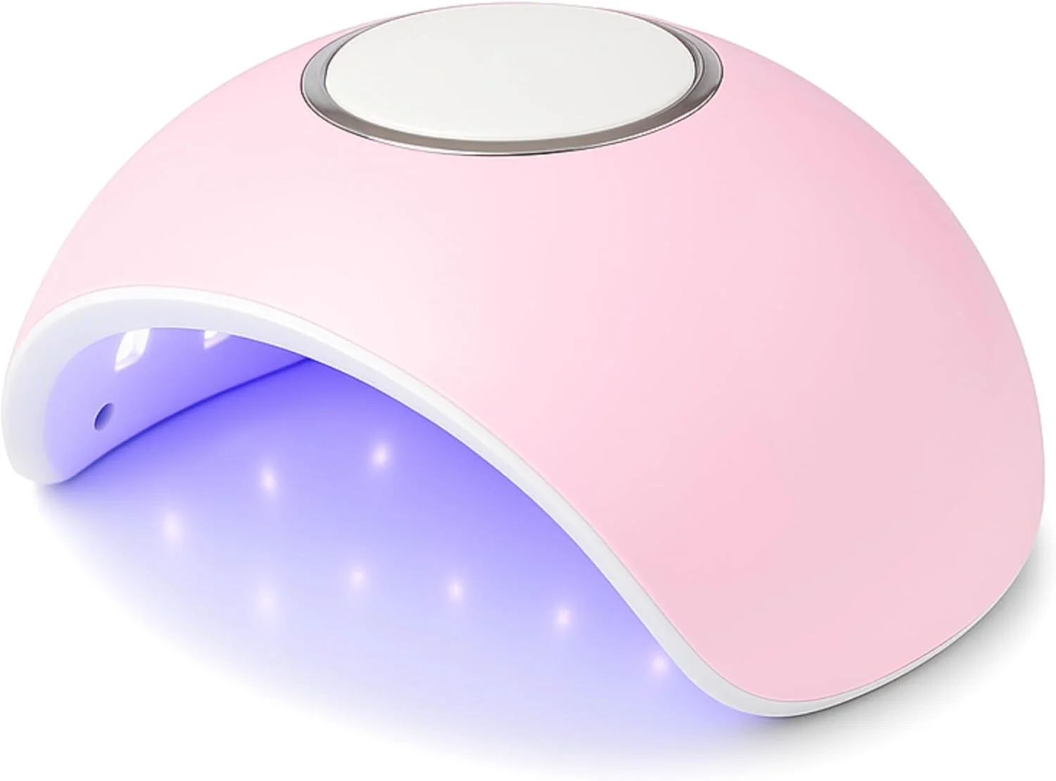 دستگاه خشک کن لاک ژل ناخن UV LED صورتی 72 وات - مدل F4 حرفه ای با 36 لامپ LED، سنسور هوشمند و 4 تنظیمات تایمر برای استفاده در سالن و منزل