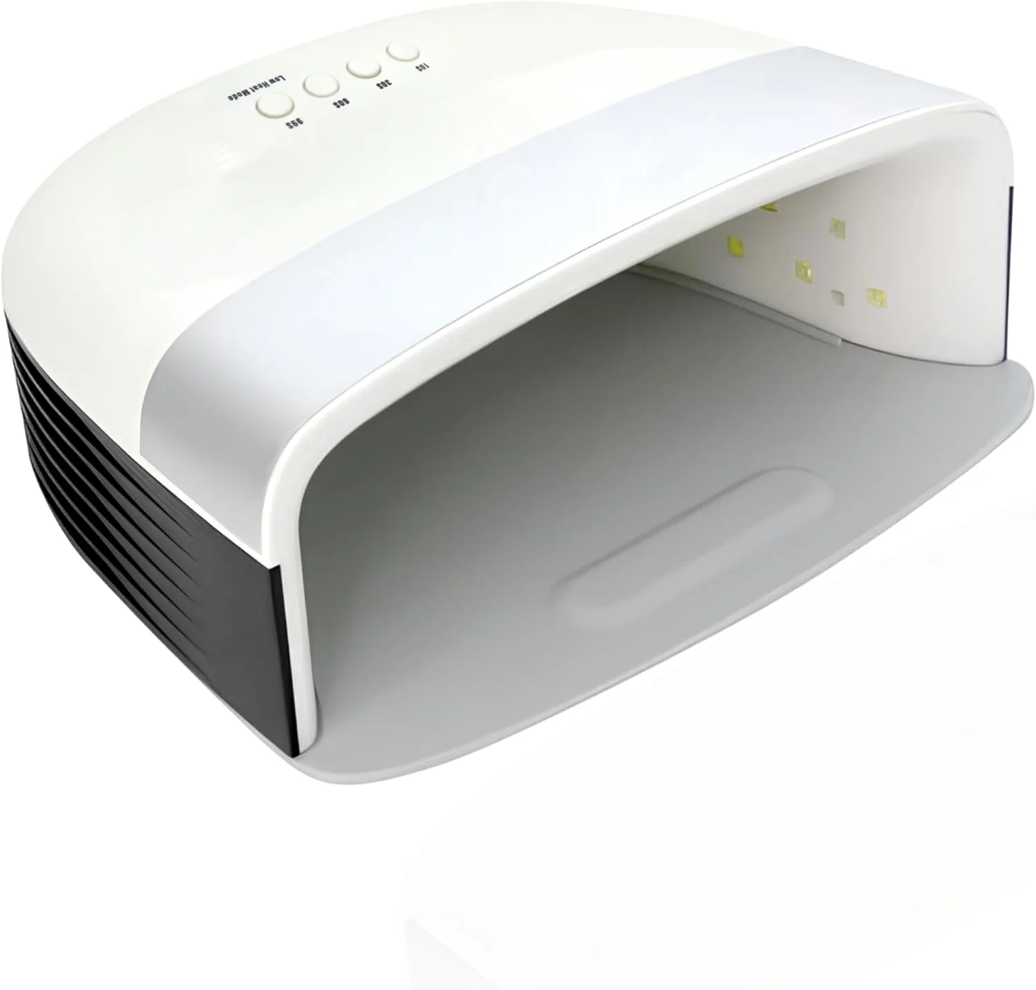 دستگاه خشک کن لاک ناخن یو وی ال ای دی 36 وات - خشک کن حرفه ای لاک ژل با 24 لامپ ال ای دی، سنسور هوشمند، 4 تنظیمات تایمر و حالت حرارت پایین برای استفاده در سالن و منزل