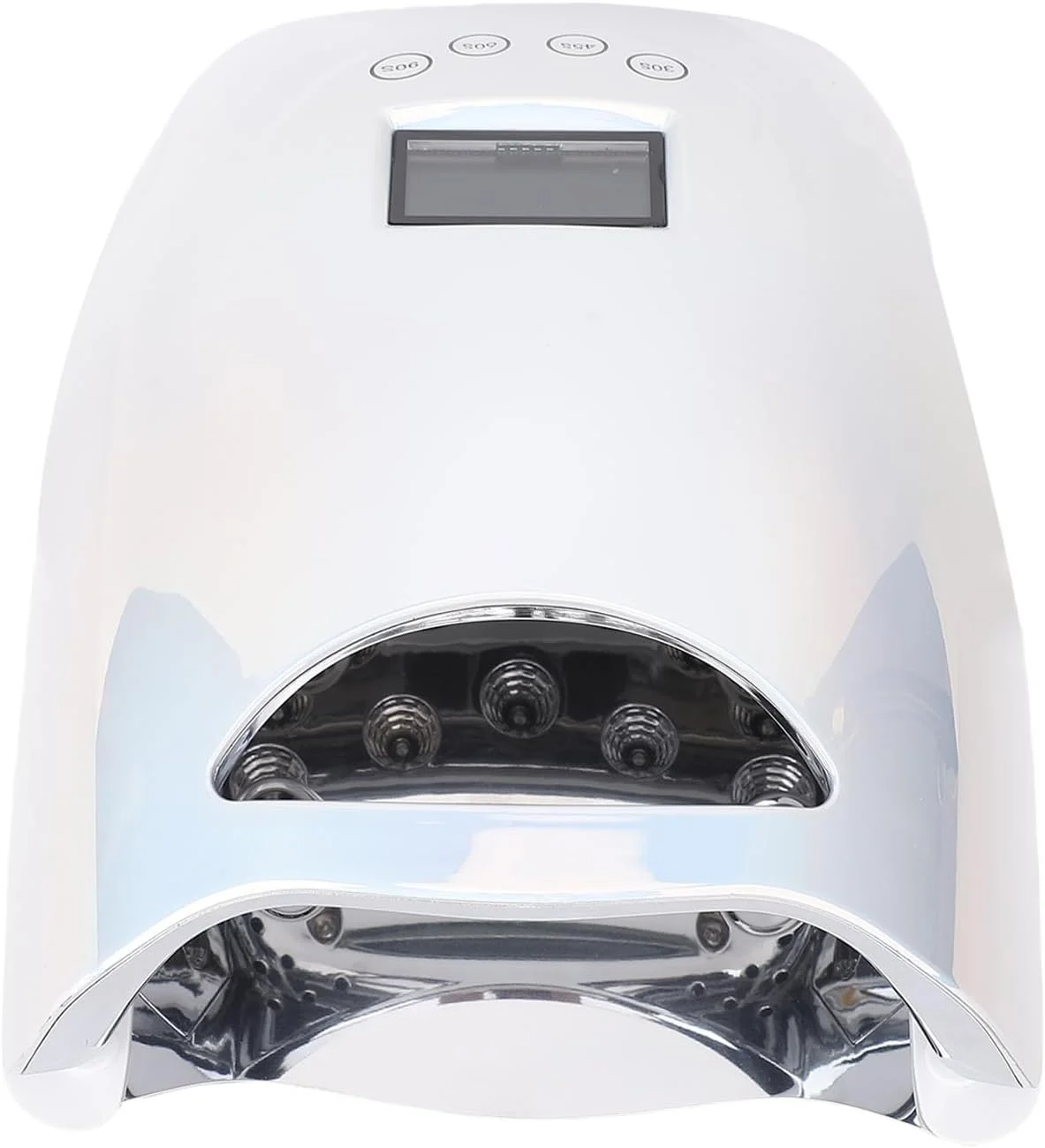 دستگاه خشک کن لاک ژل LED سوراندی 48 وات، دارای سنسور هوشمند، 20 لامپ LED، با 4 تایمر مناسب برای استفاده در منزل و سالن (دوشاخه UK)